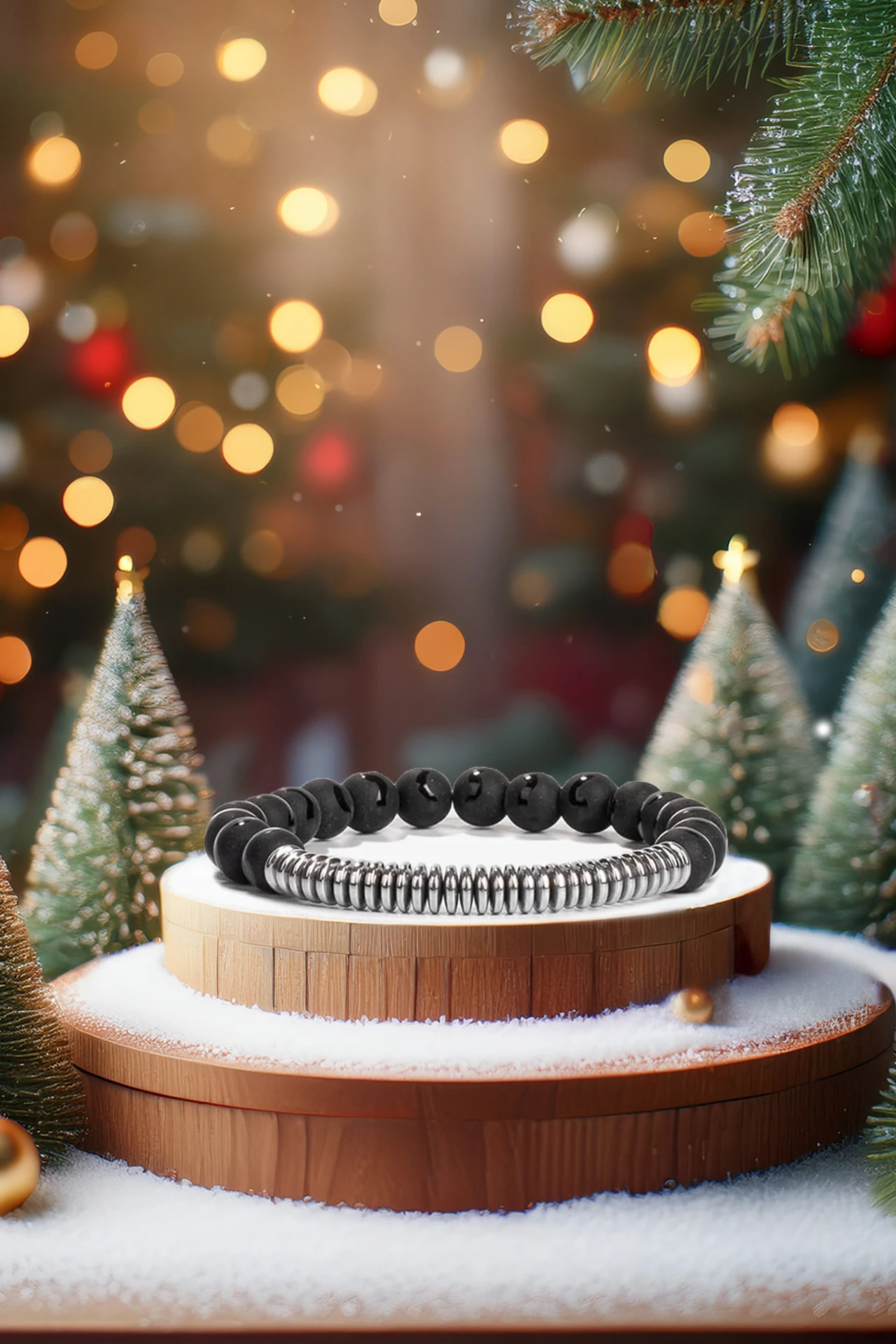 Briliant Hematit Bileklik