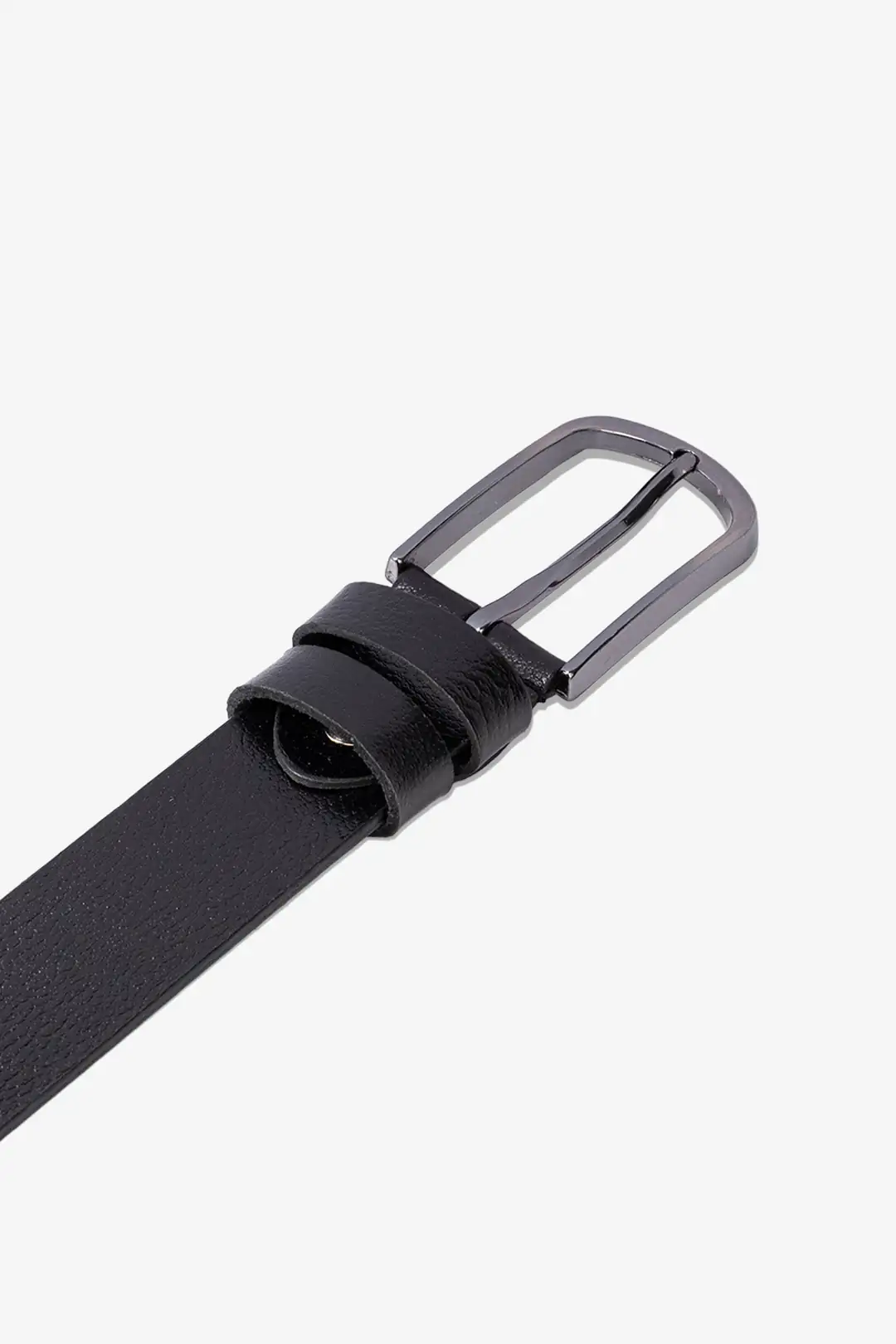 Port Hakiki Deri Kemer 3,5 CM Kısa Beden