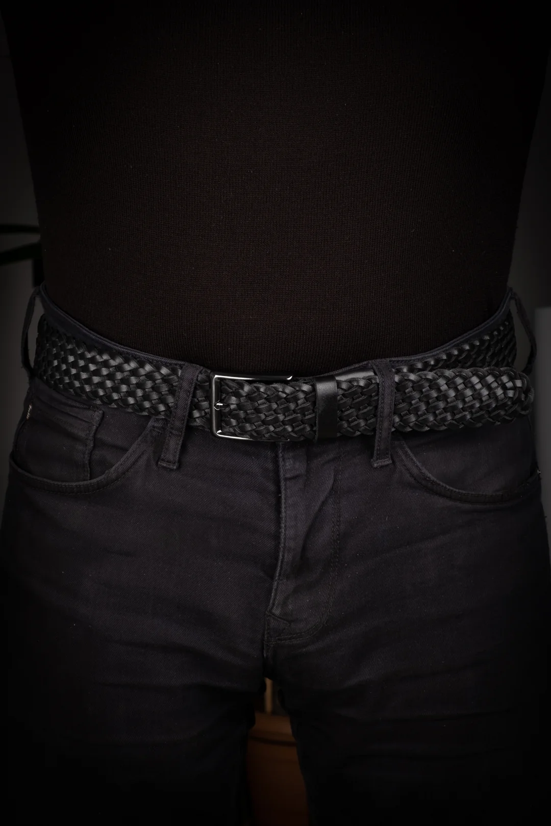 Helen Örgü Hakiki Deri Kemer 3.5 Cm