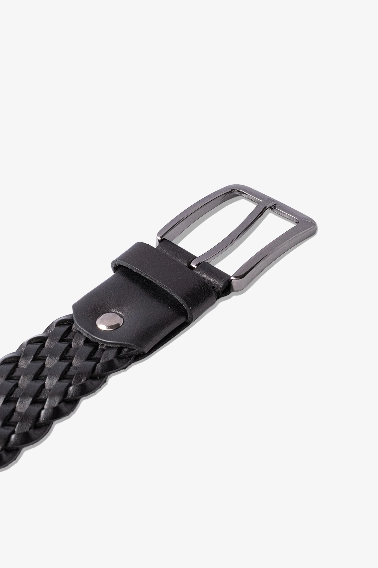 Helen Örgü Hakiki Deri Kemer 3.5 Cm