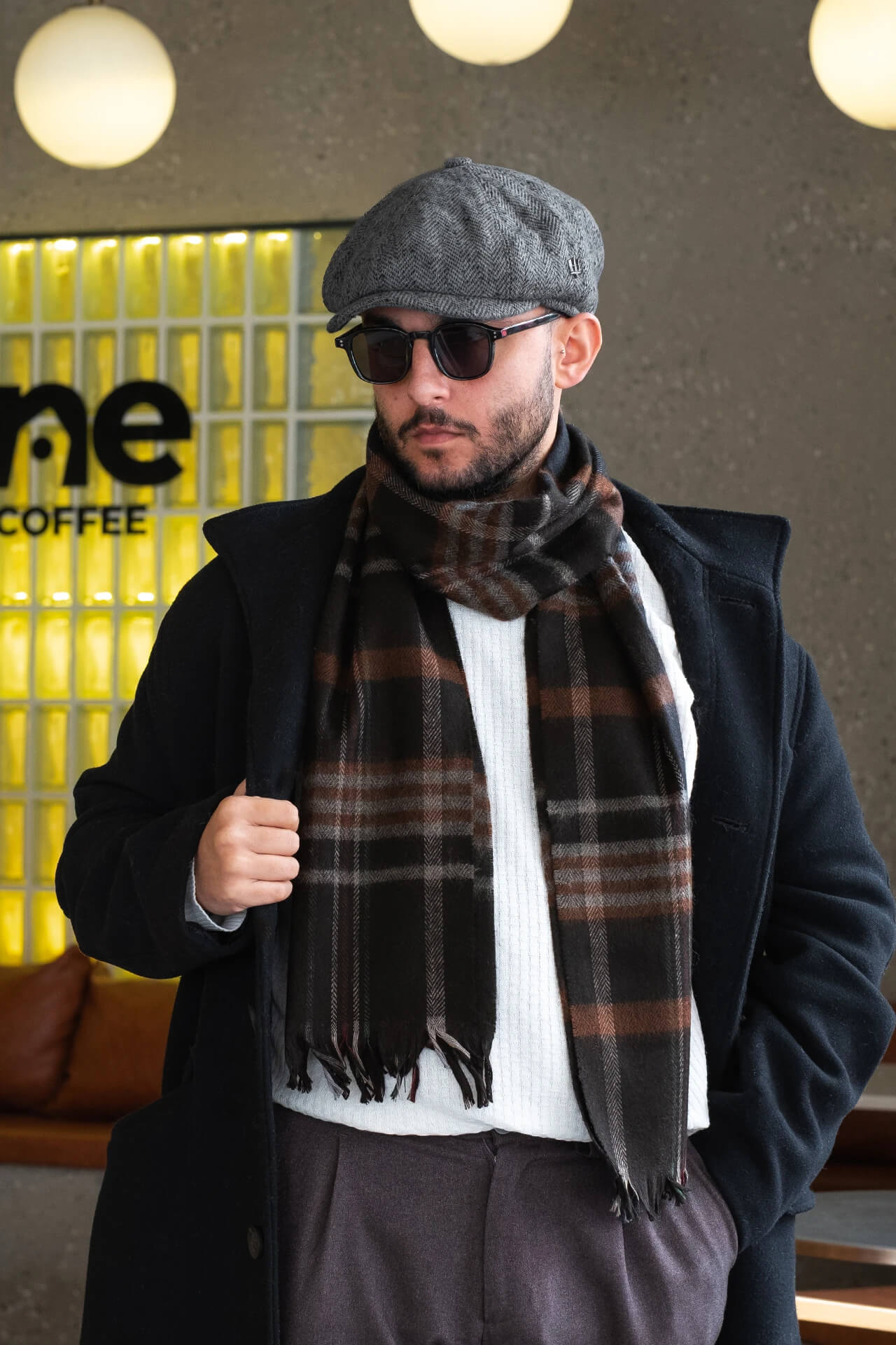 Şapka Atkı Set ( MAVDARK )