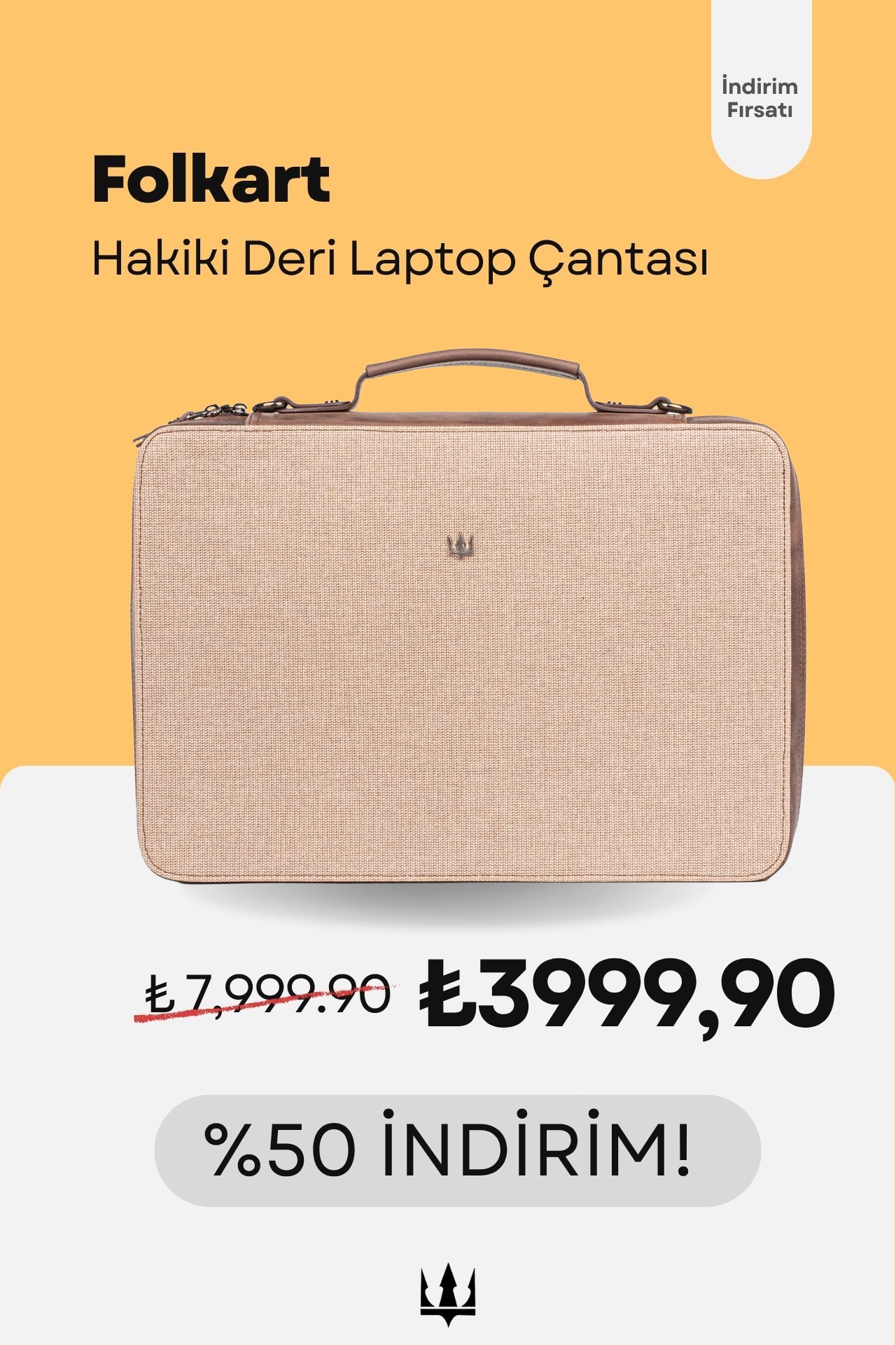 Folkart Laptop Çantası