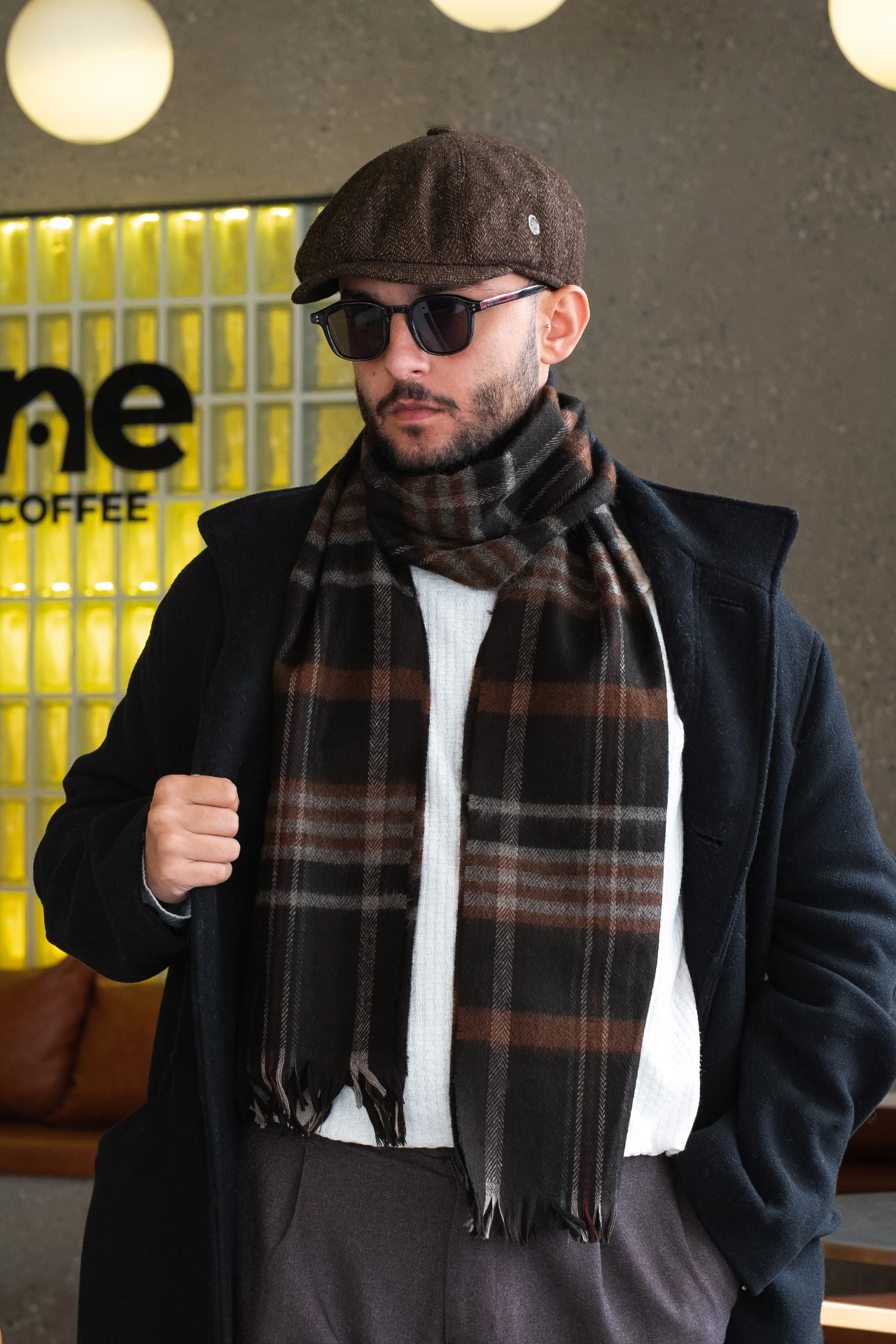 Şapka Atkı Set ( MAVDARK )