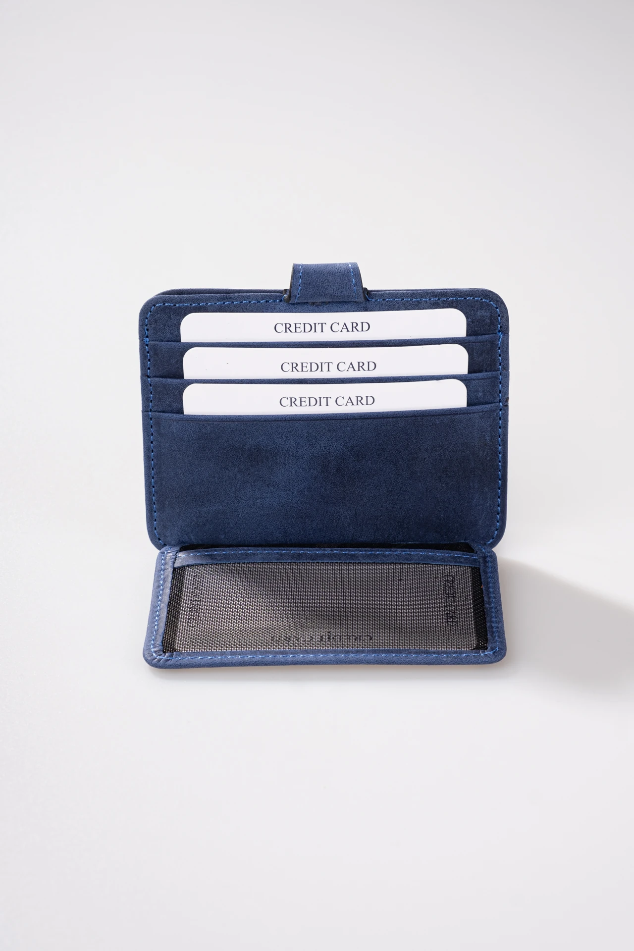 Vento Hakiki Deri Çıt çıtlı Cüzdan