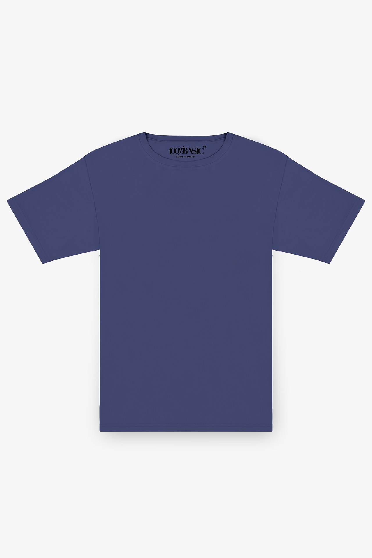 CoolFit Modal Basic Tişört – %95 Modal %5 Likra - MAVİ