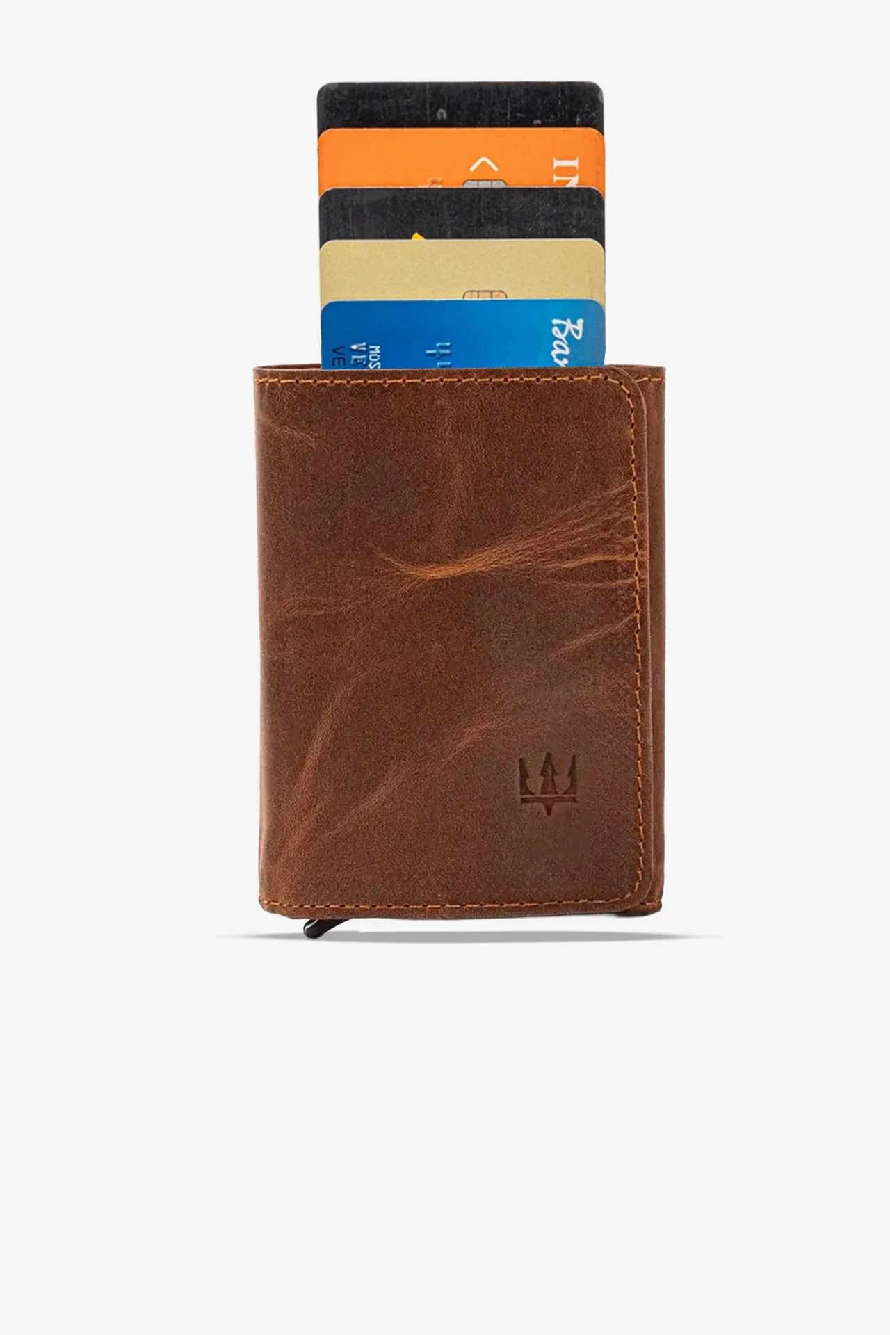 Vibe Mekanizmalı Hakiki Deri Cüzdan