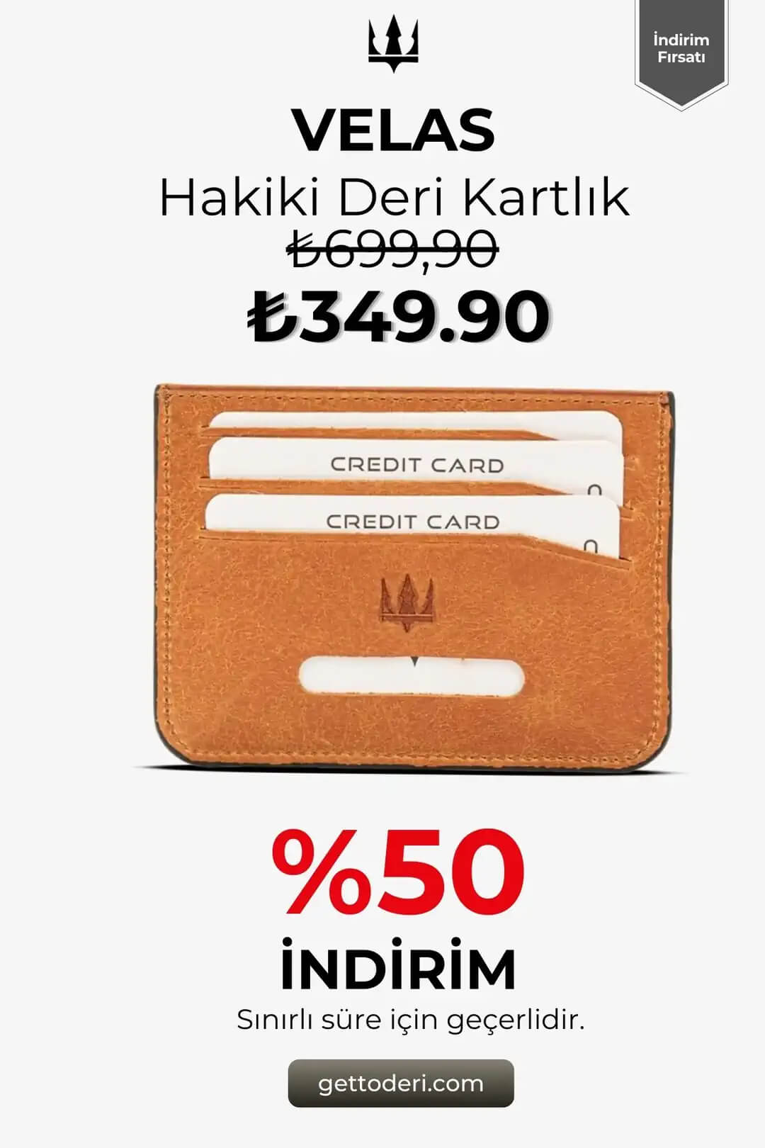 Velas Hakiki Deri Kartlık