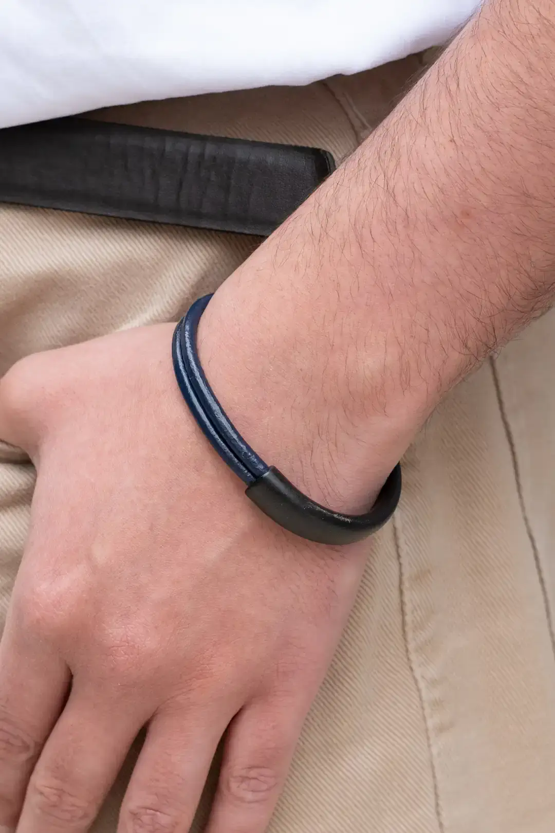 Grapnel Deri Bileklik