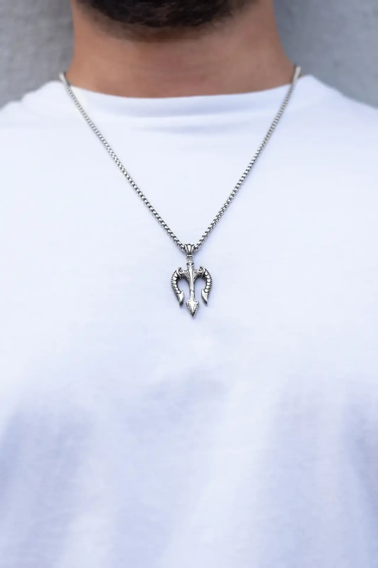 Zeus Spear Çelik Kolye