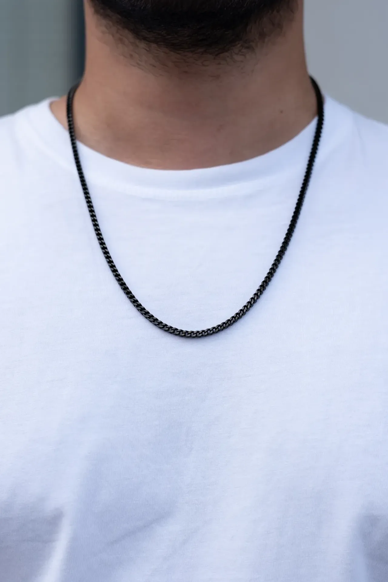 Herringbone Çelik Kolye