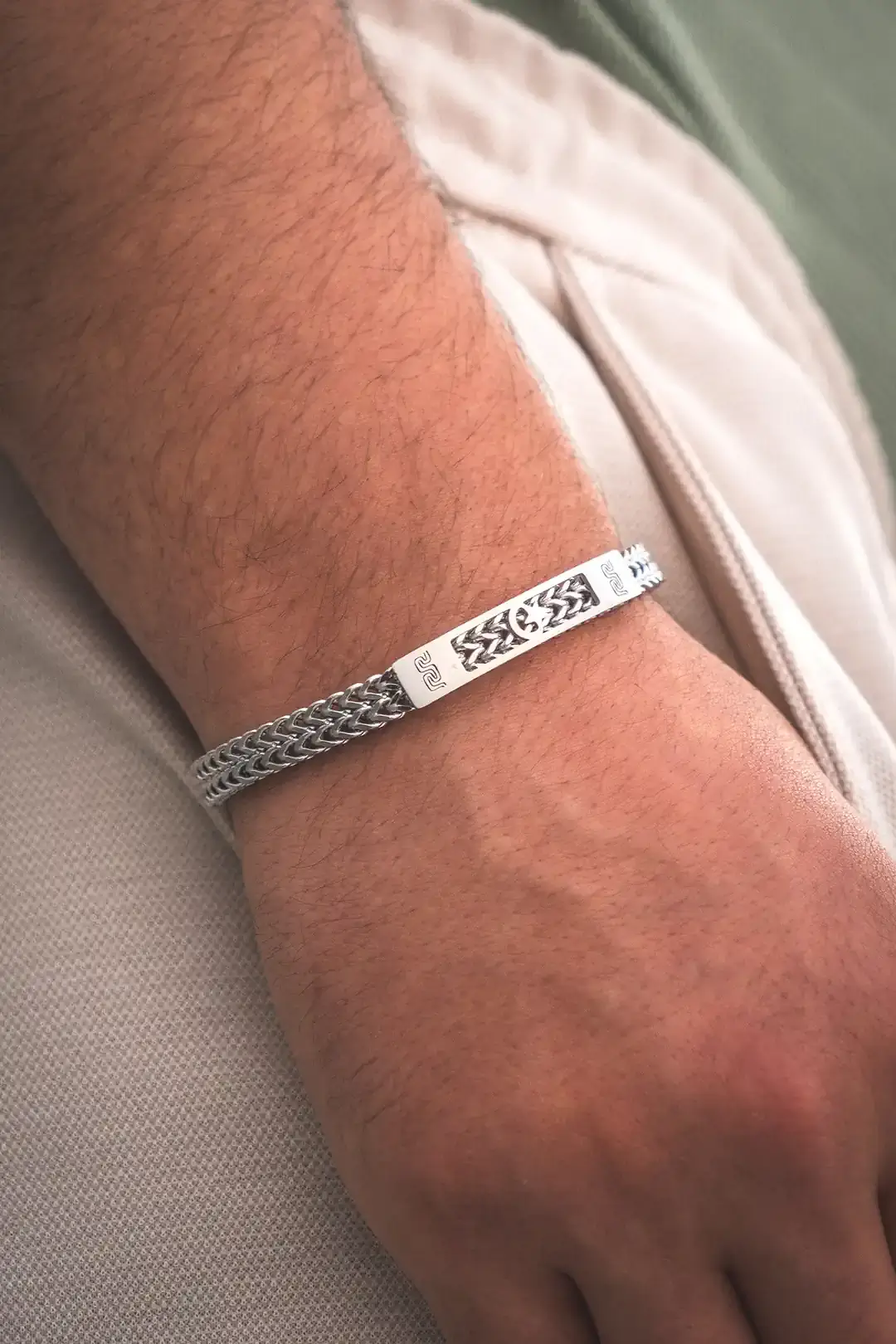 Ay Yıldız Çelik Bileklik