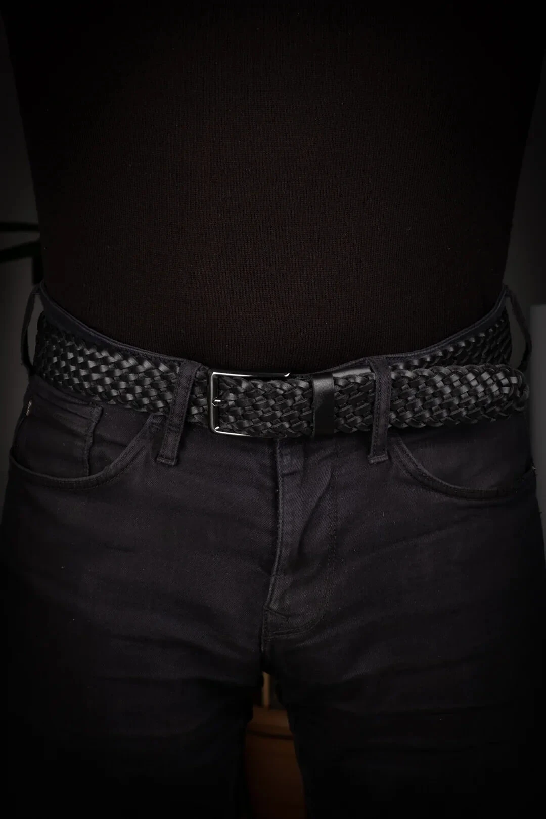 Helen Örgü Hakiki Deri Kemer 3.5 Cm