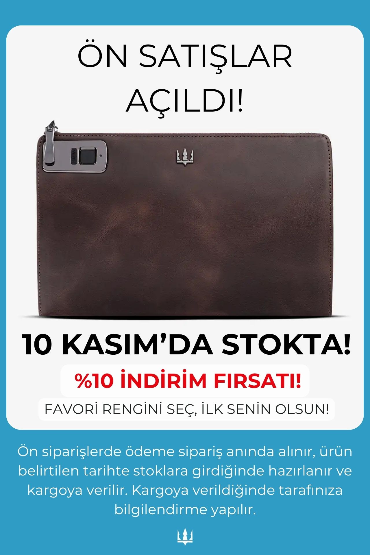 Trace Parmak İzi Okuyucu Hakiki Deri El Çantası