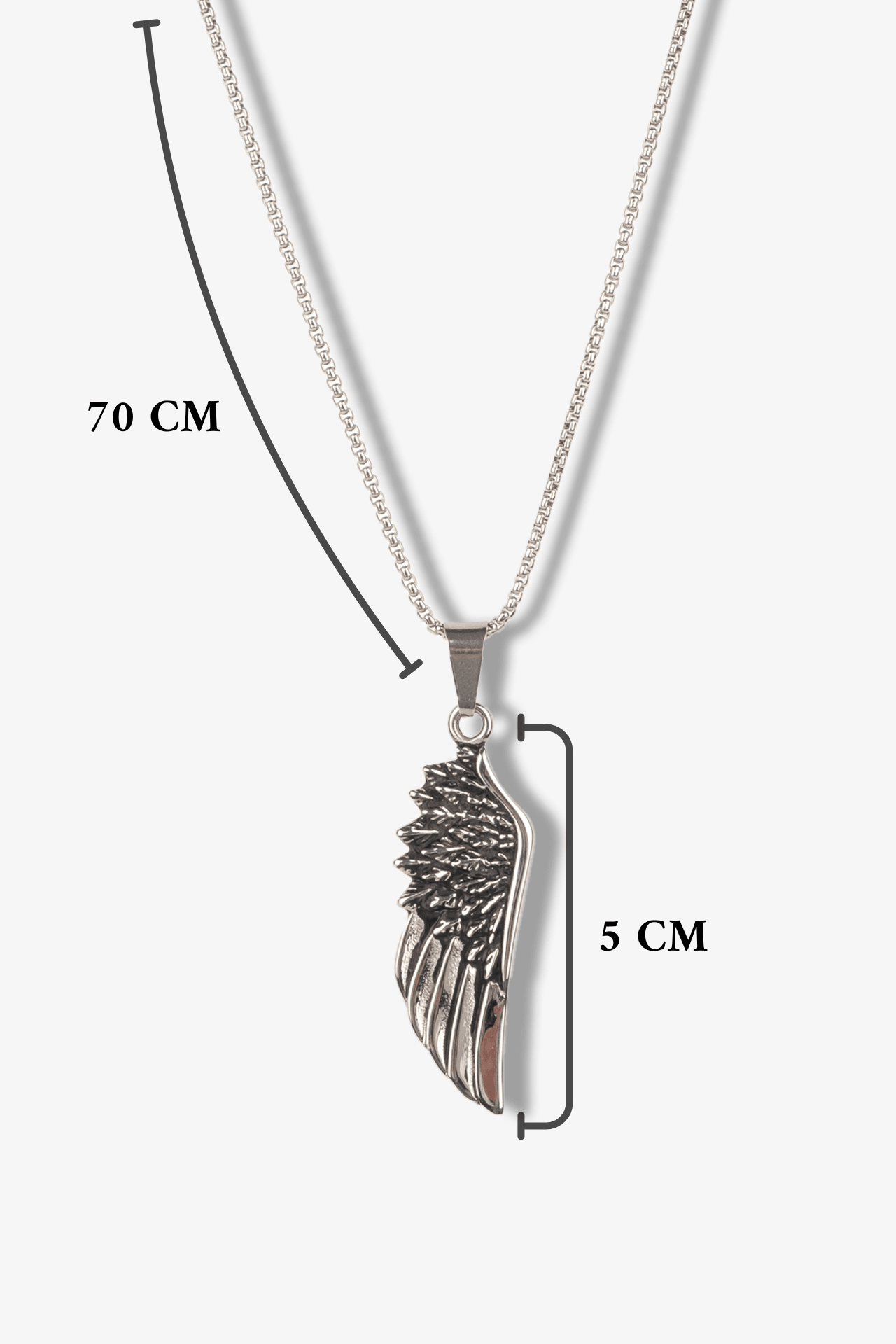 Silver Angel Çelik Kolye