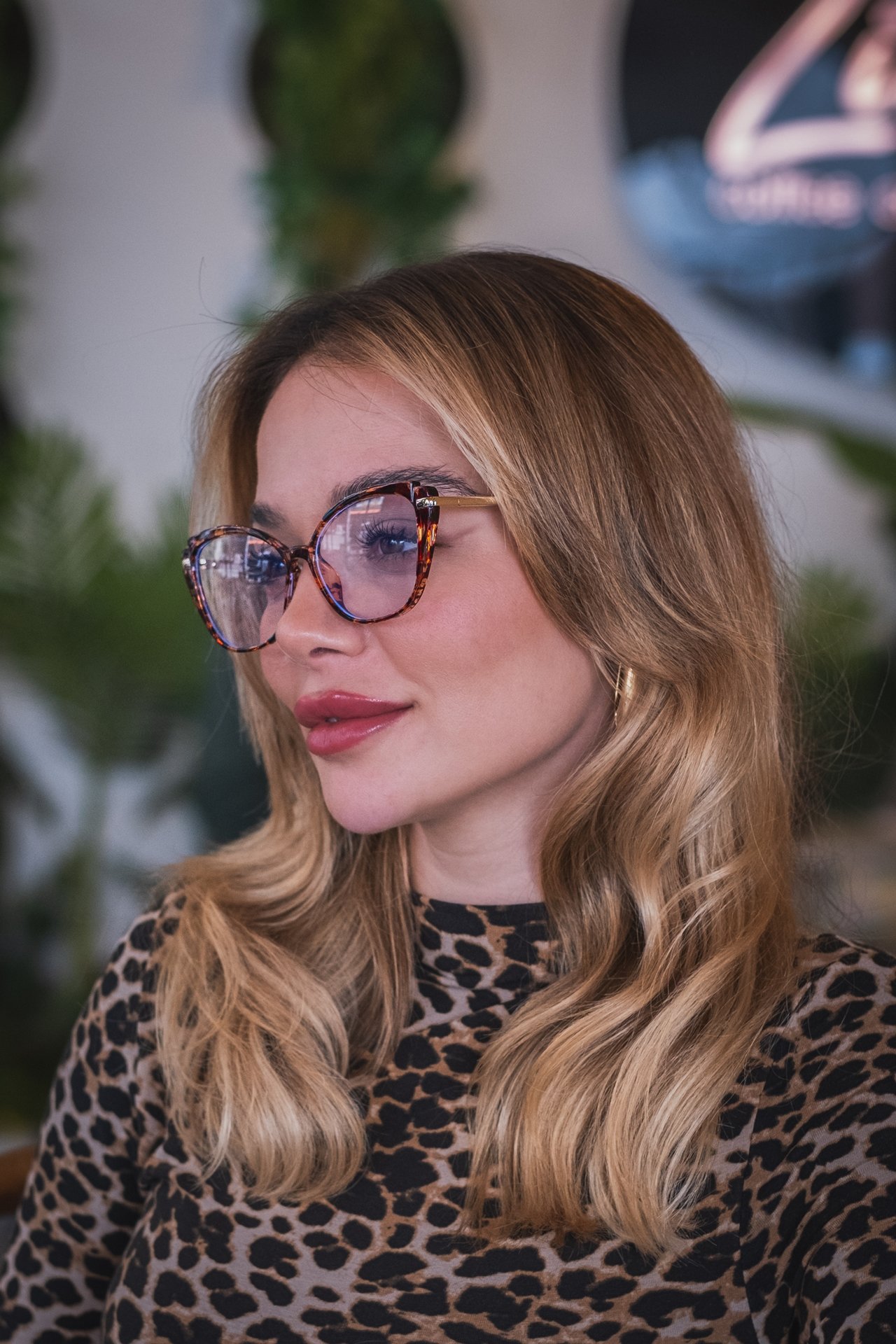 Violet Mavı Işık Korumalı Gözlük