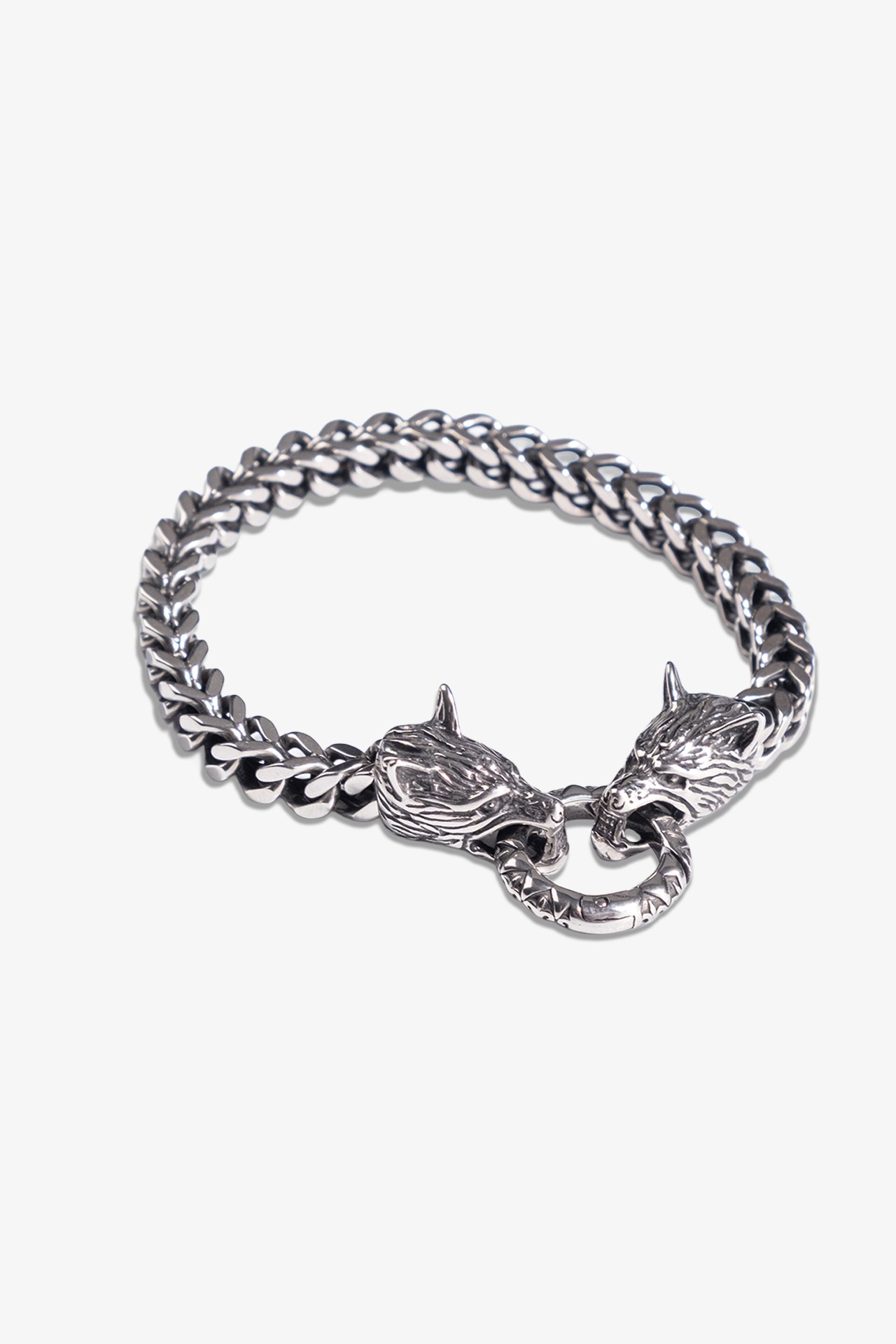 Dragon Wolf Çelik Bileklik