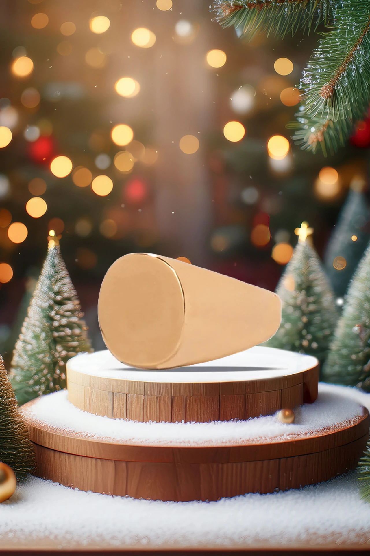 Round Çelik Yüzük