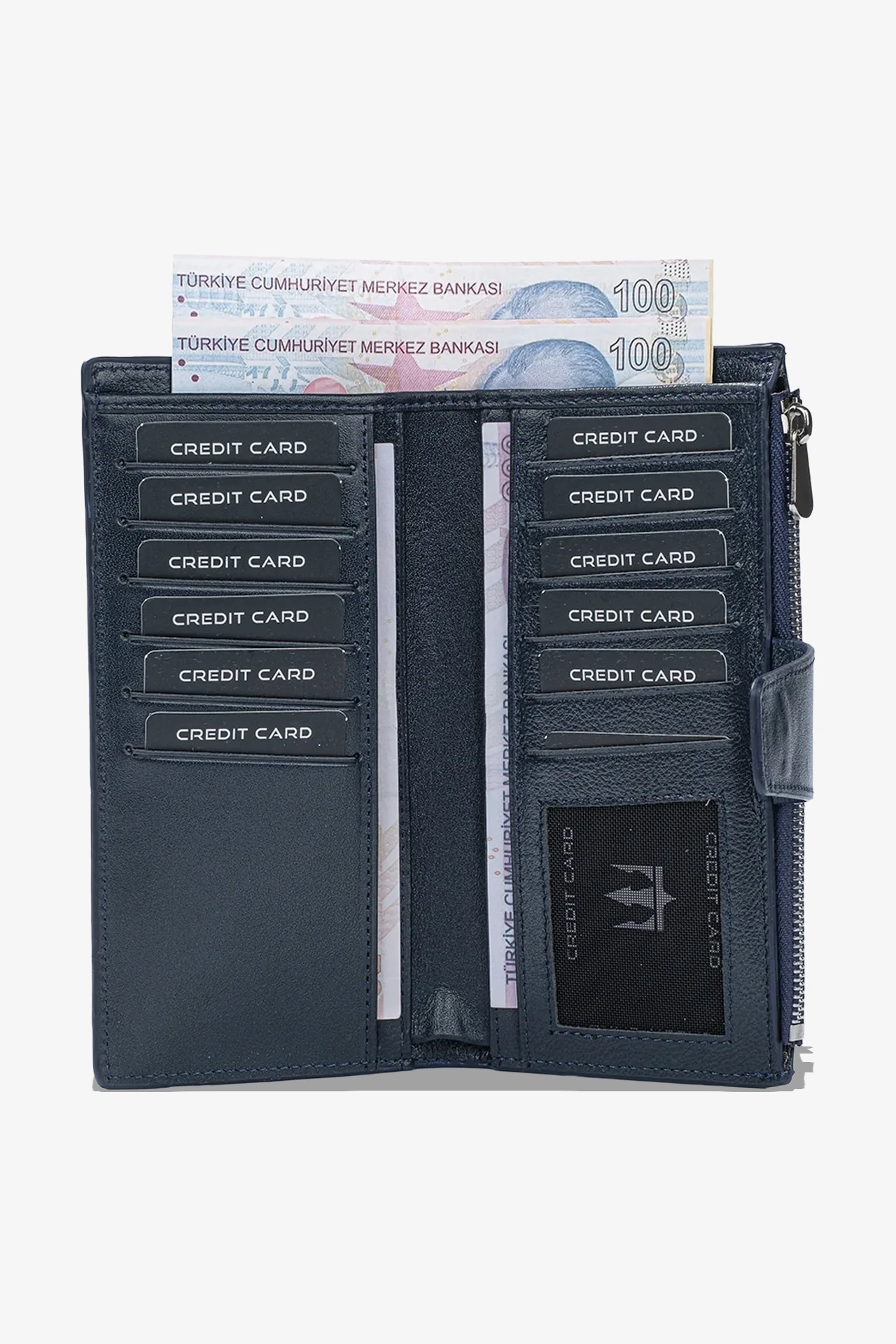 Zoe Telefon Hazneli Hakiki Deri Cüzdan