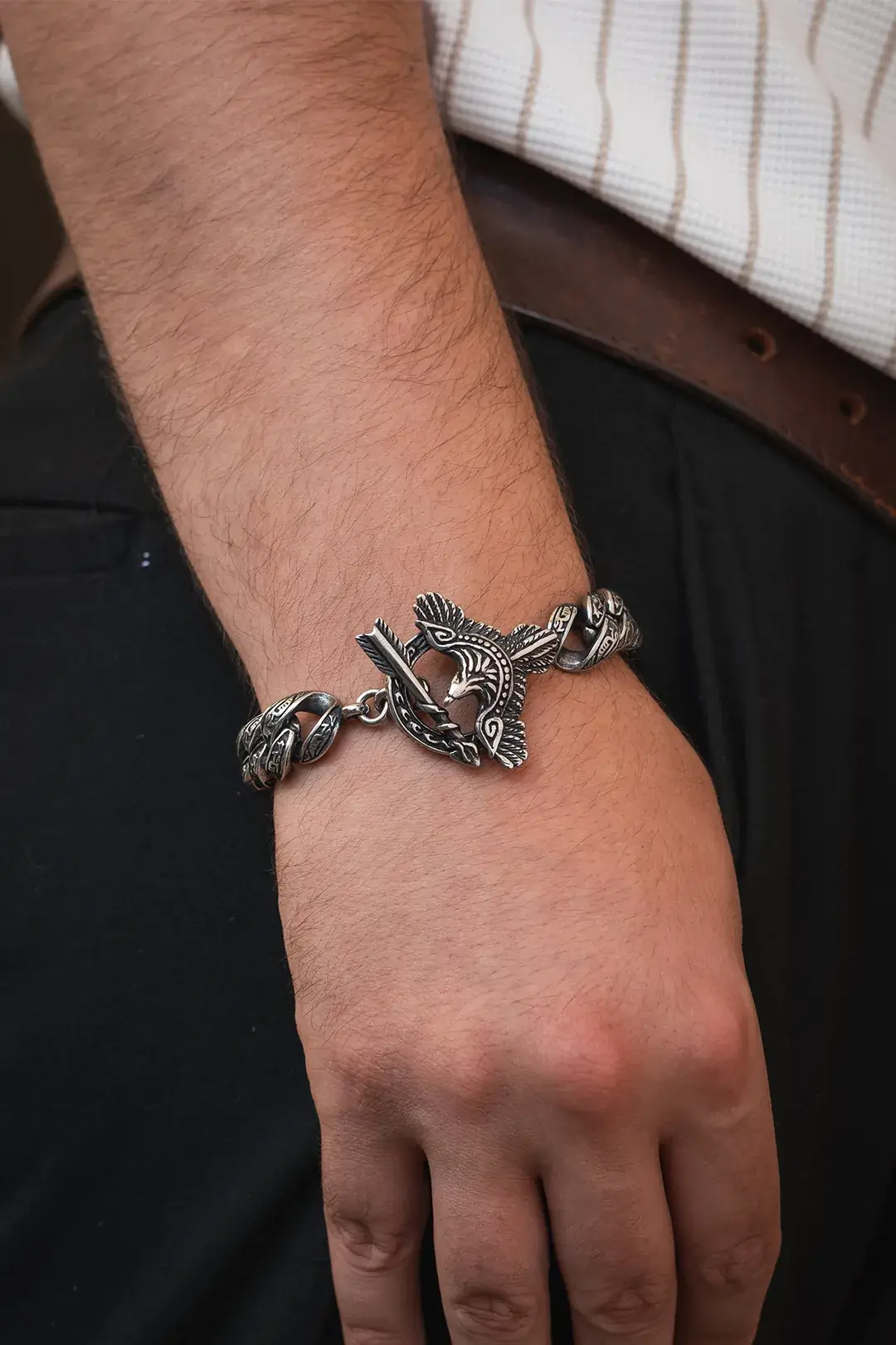 King Eagle Premium Çelik Bileklik