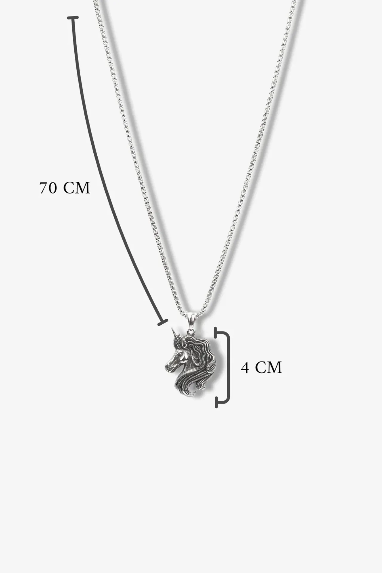 Unicorn Çelik Kolye