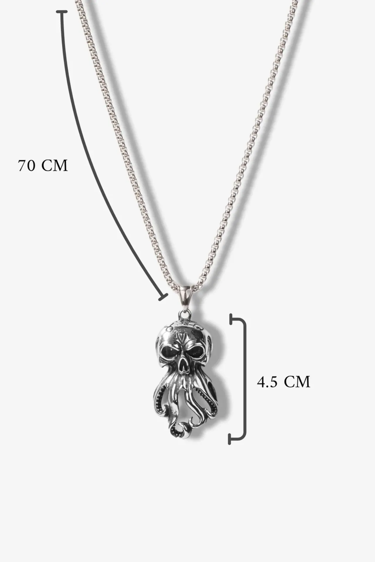 Octopus Çelik Kolye