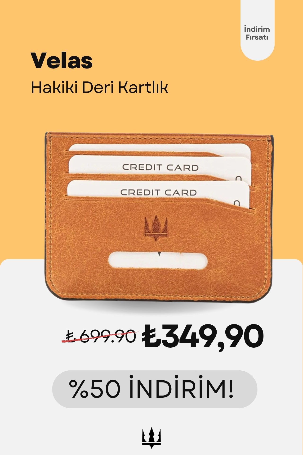 Velas Hakiki Deri Kartlık