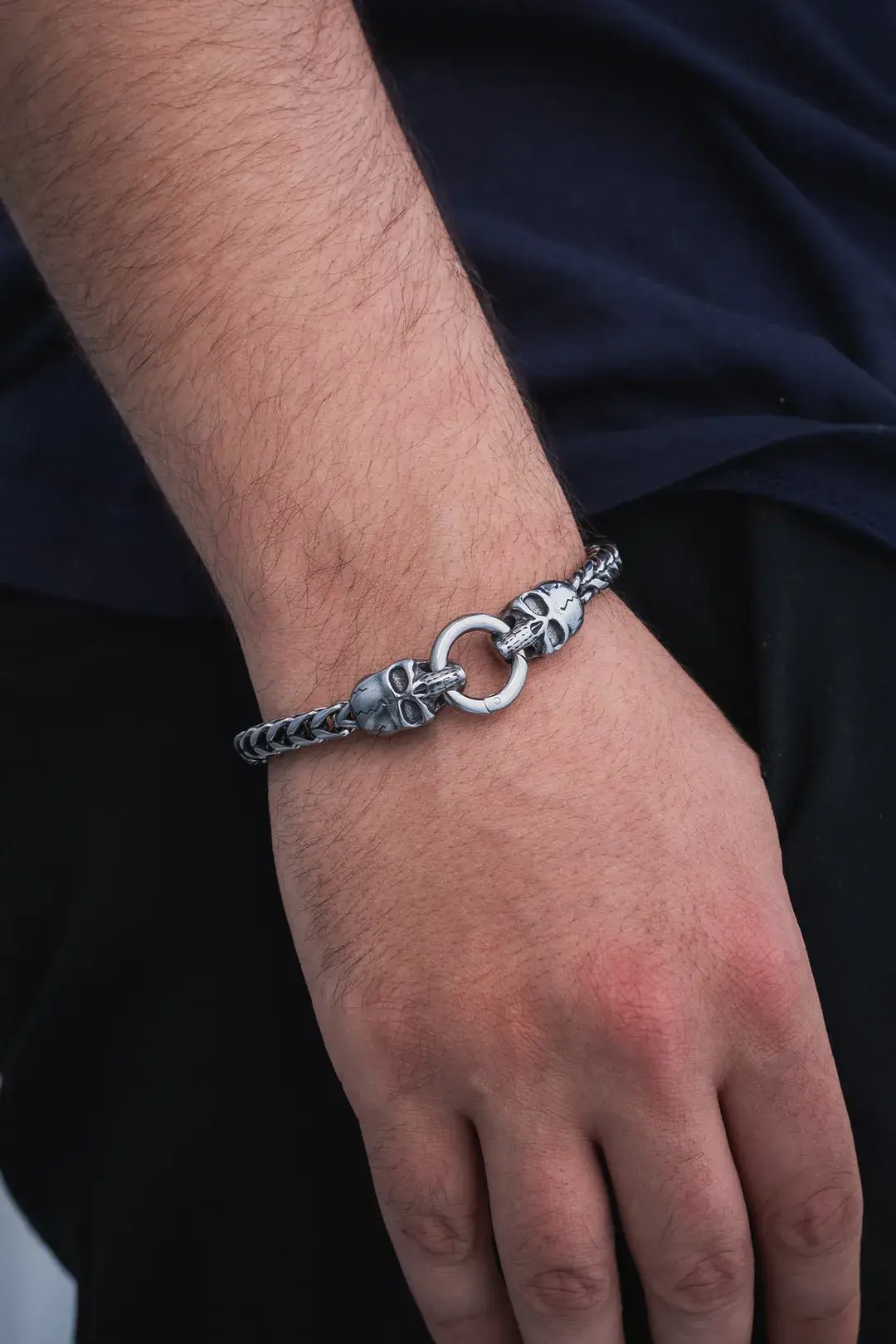 Dragon Head Çelik Bileklik