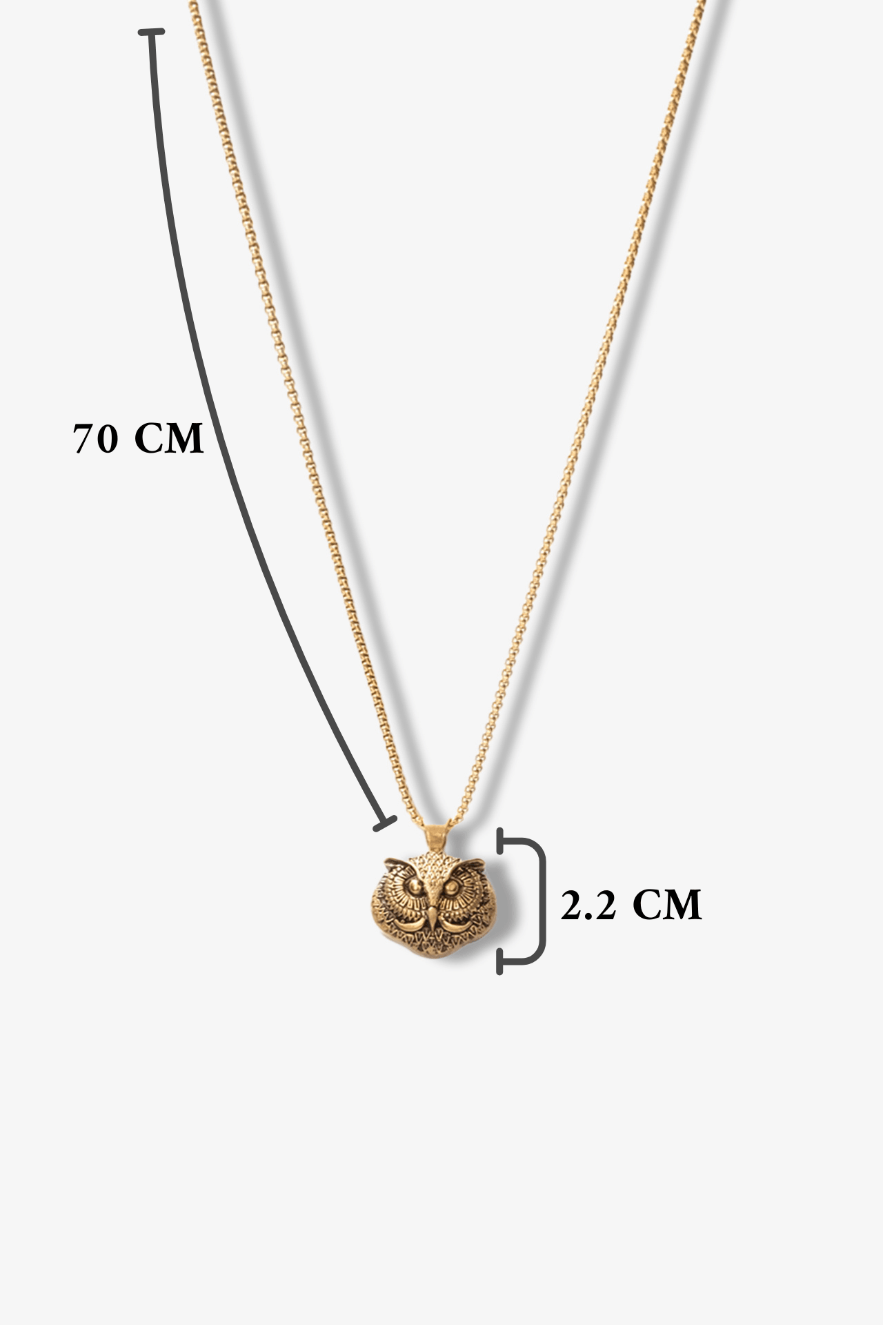 Design Owl Çelik Kolye