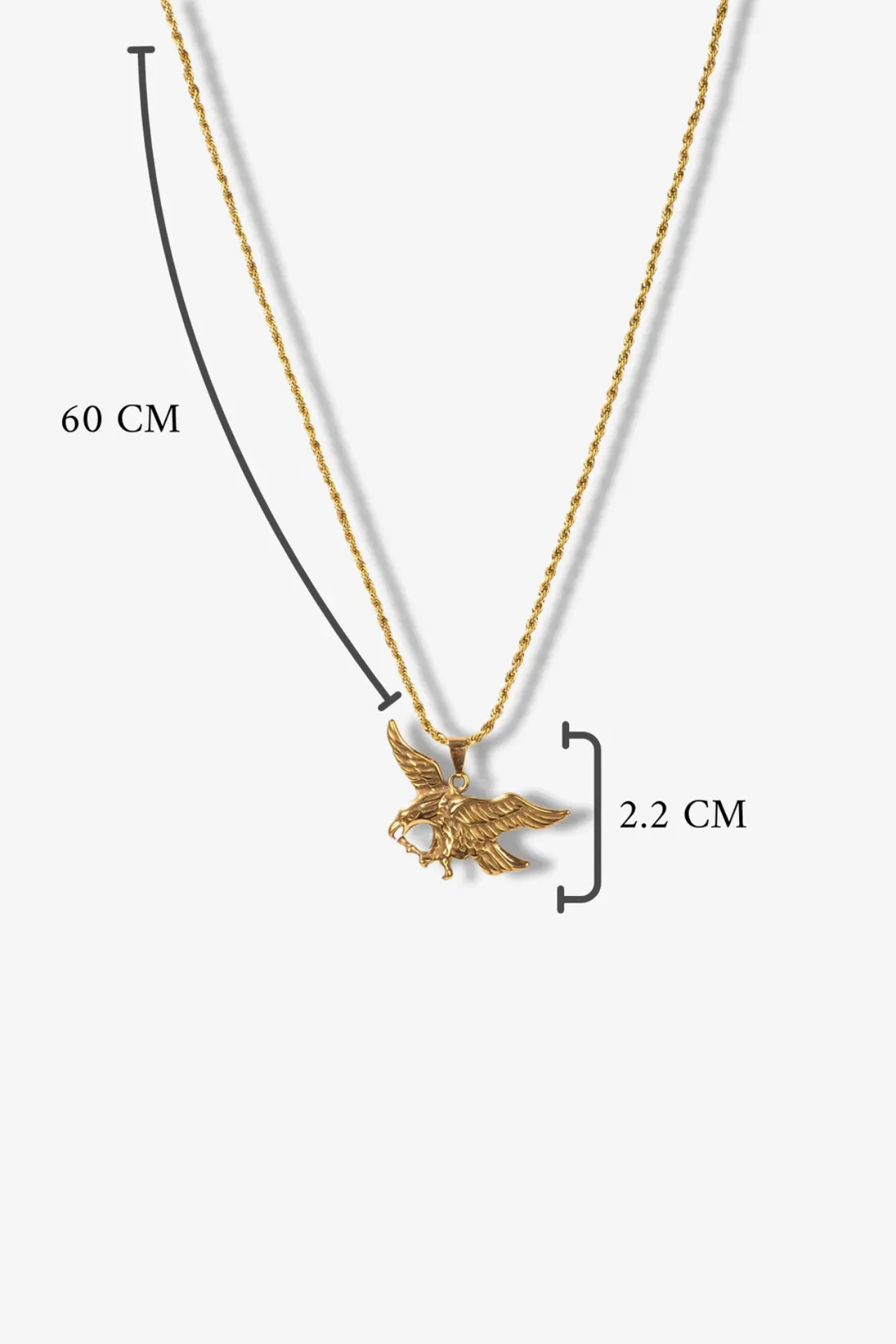 White Eagle Çelik Kolye