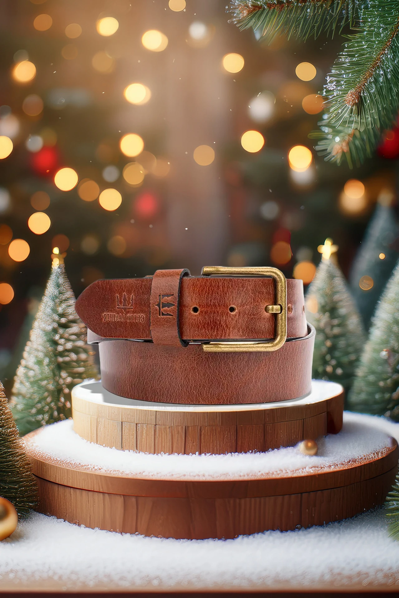 Guns Hakiki Deri Kemer 4 CM Kısa Beden