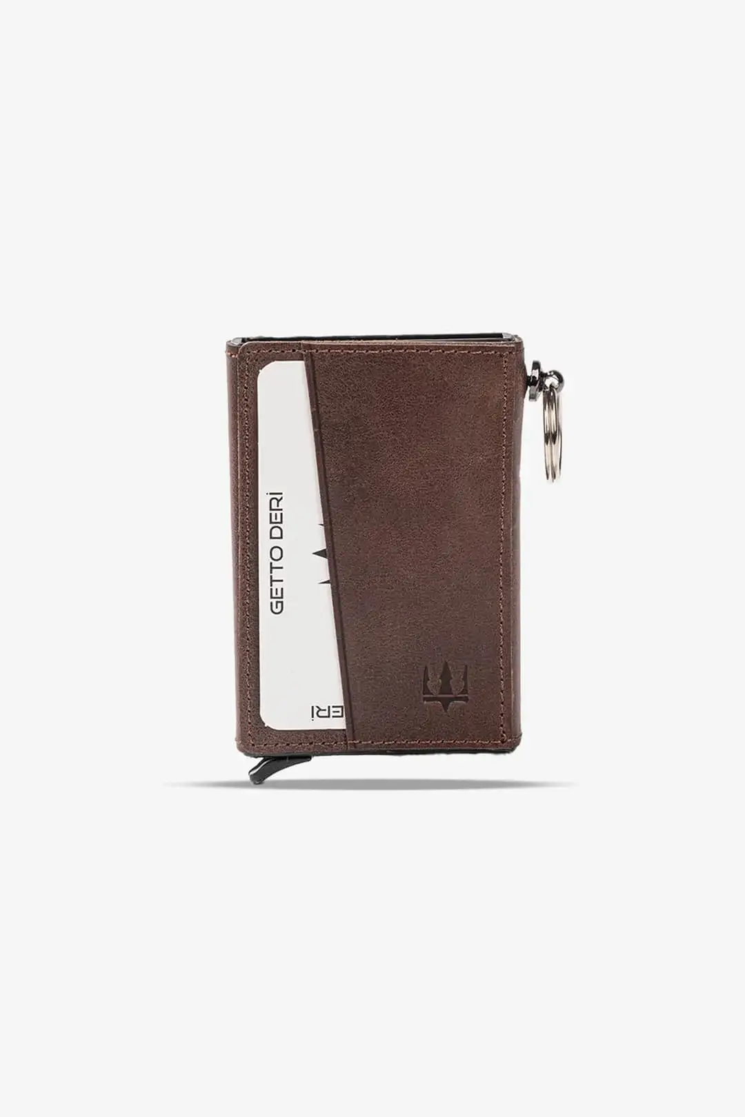 Hype Mekanizmalı Hakiki Deri Kartlık