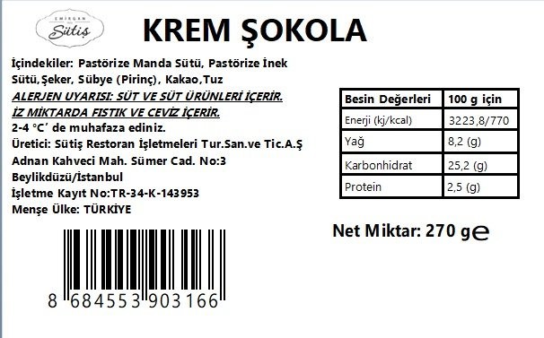 Krem Şokola