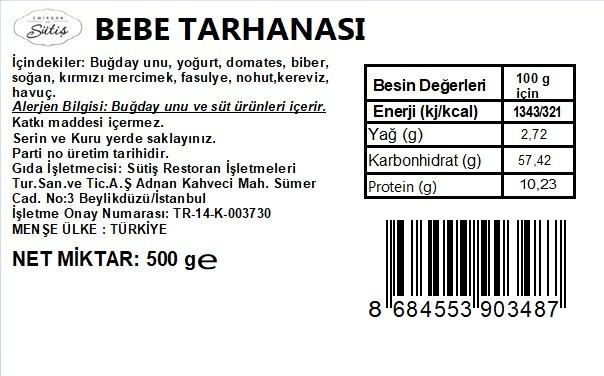 Bebe Tarhanası 500 gr