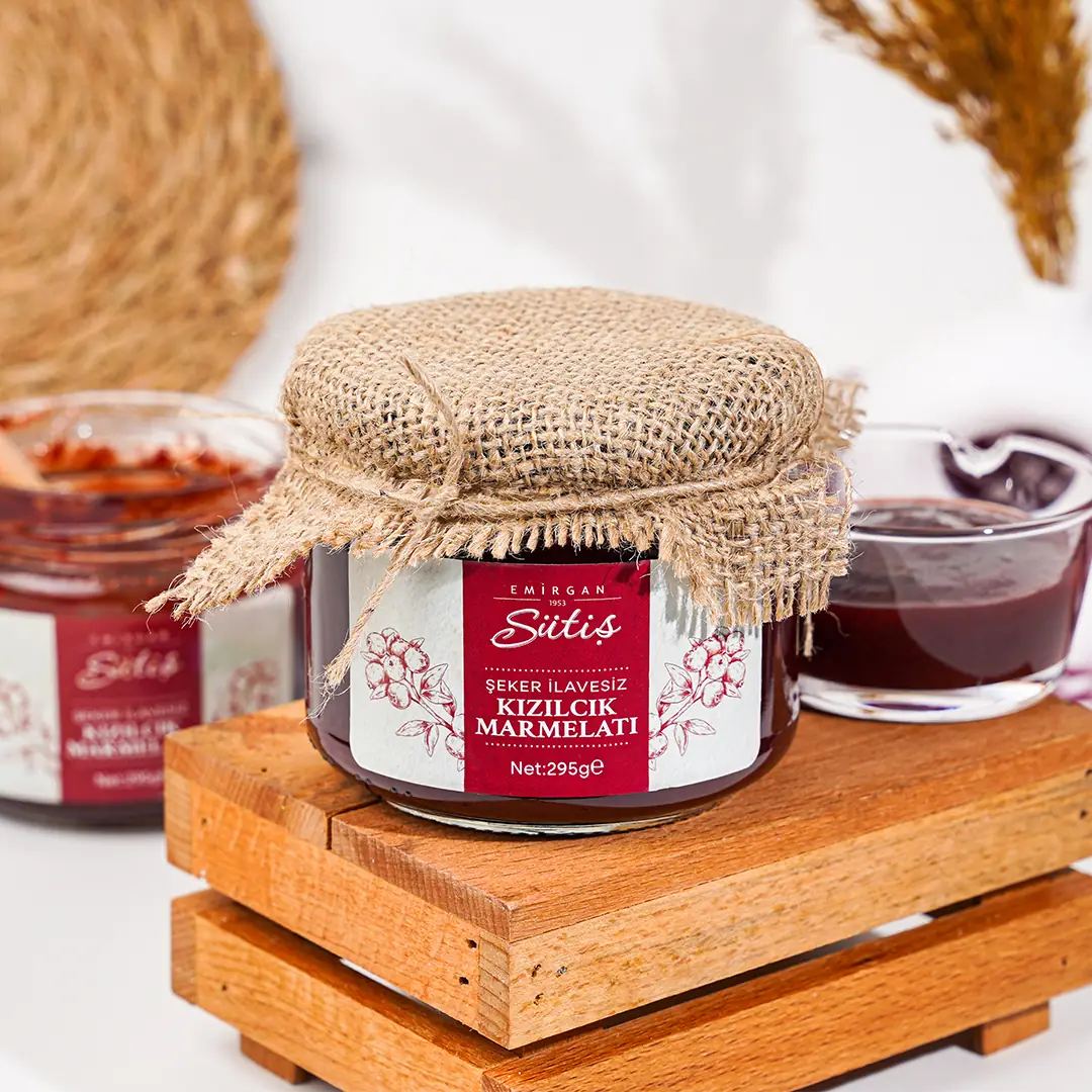 Şeker İlavesiz Kızılcık Marmelat 300 gr