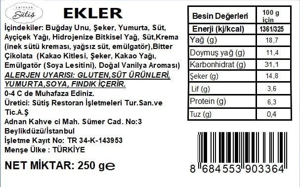 Ekler Mini (10 Adet)