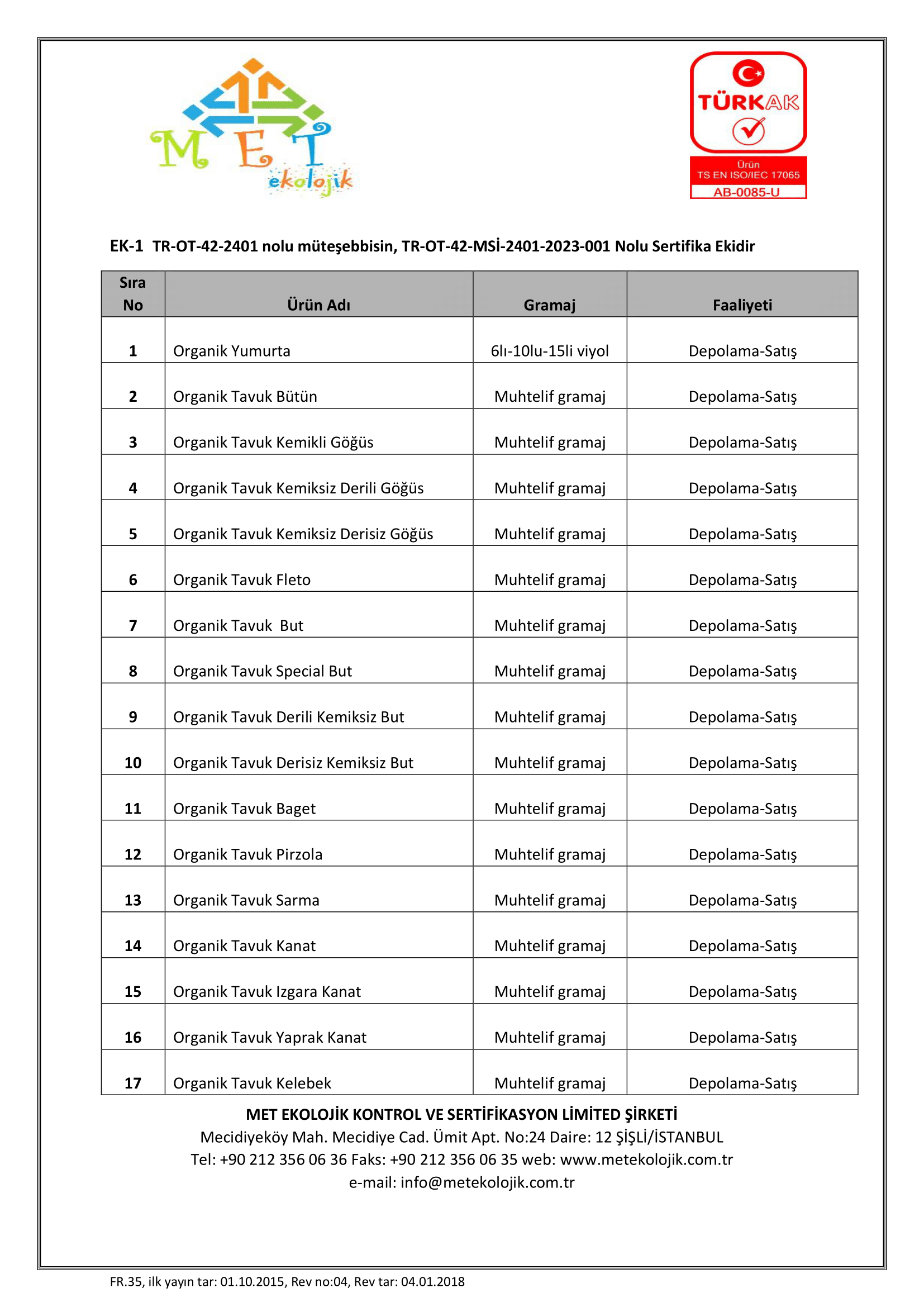 Organik Köy Tavuğu 1,400 gr