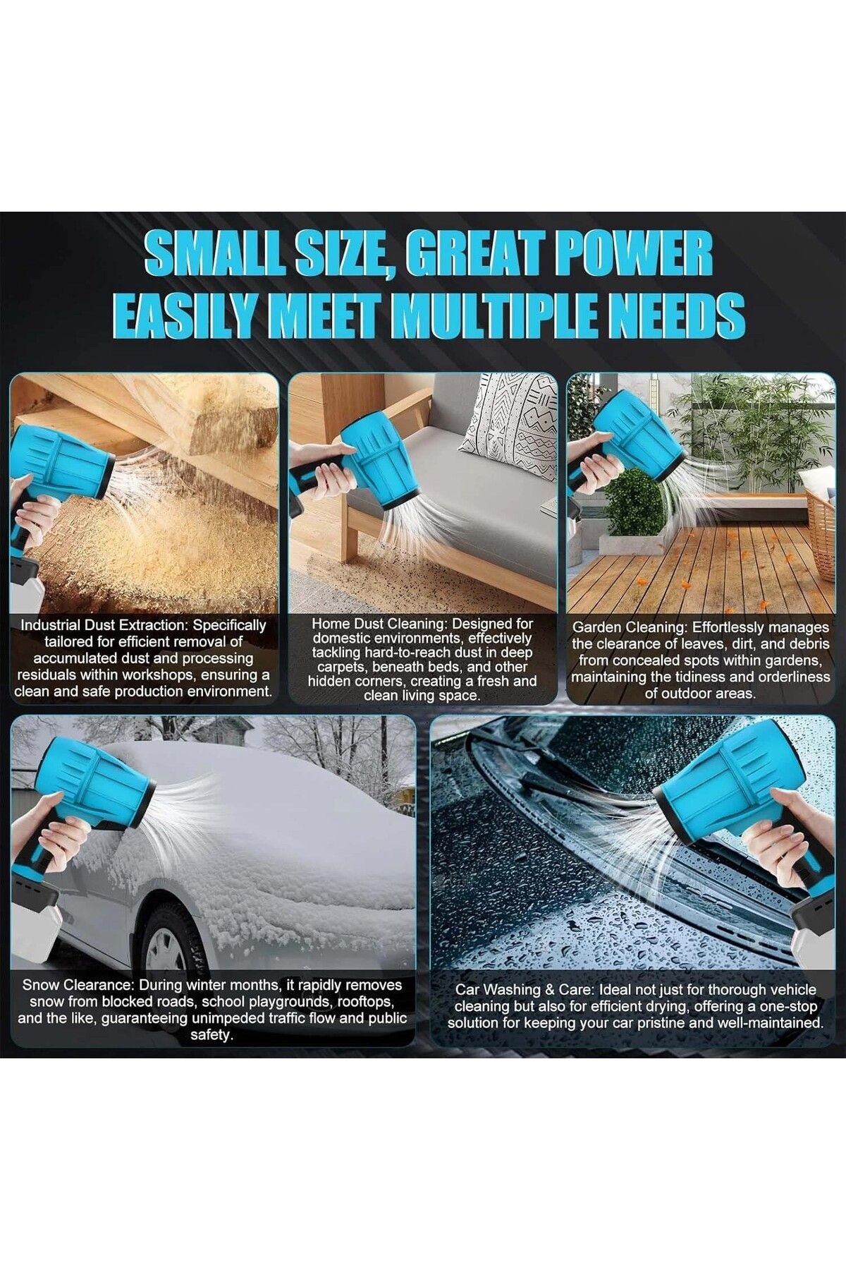 Turbo Fan, Şarjlı Turbo Fan, Kamp Fanı , Yaprak Temizleme Fan