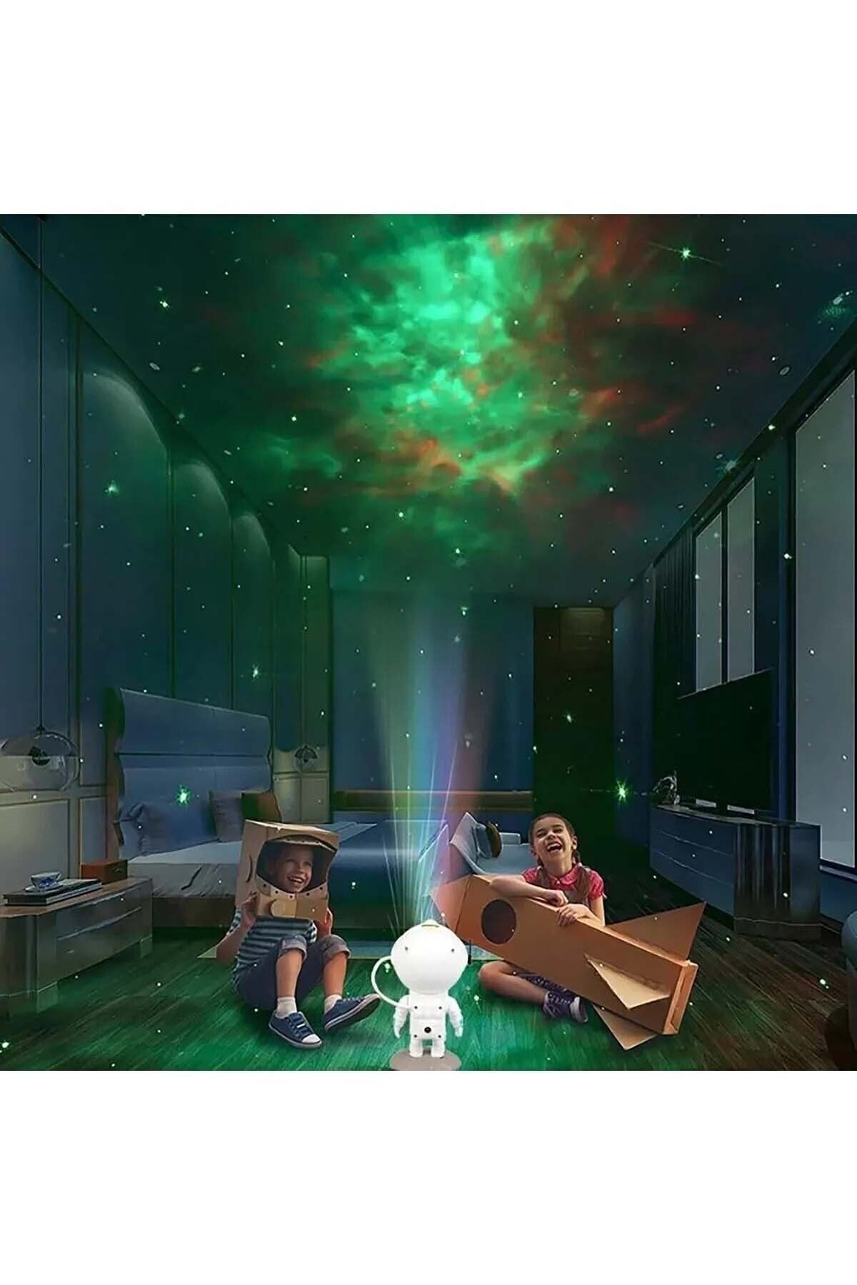 Astronot Projektör Işık, Gece Lambası,çocuk Odası