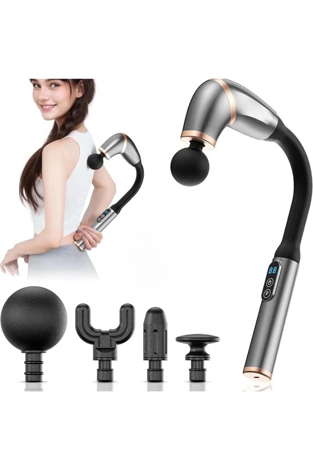 Fascial Gun Massage Masaj Aleti, Masaj Aleti, Tek Kişilik Masaj Aleti