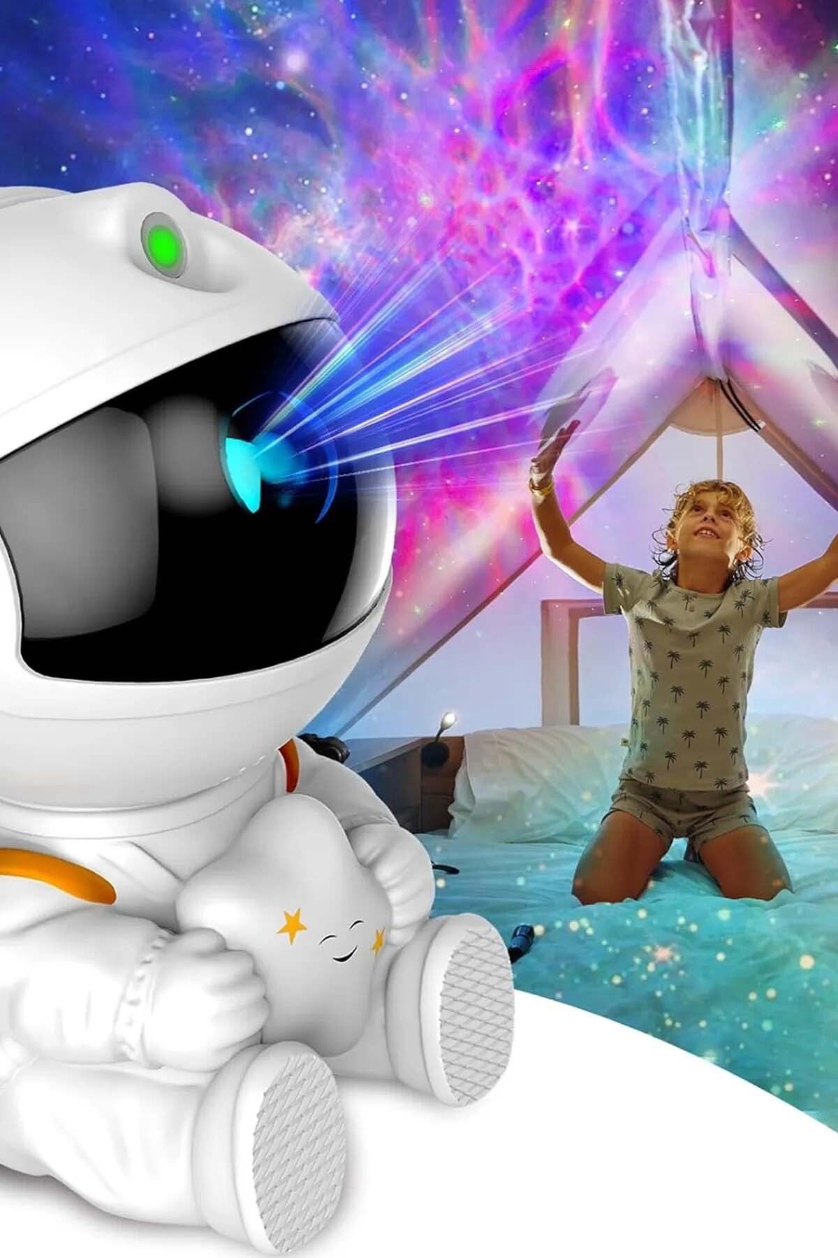 Astronot Projektör Işık, Gece Lambası,çocuk Odası