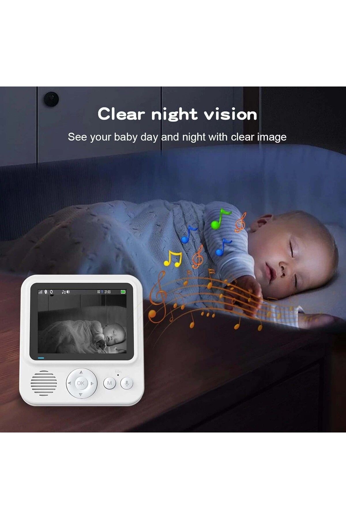 Baby Monitor, Çift Yönlü Bebek Kamerası