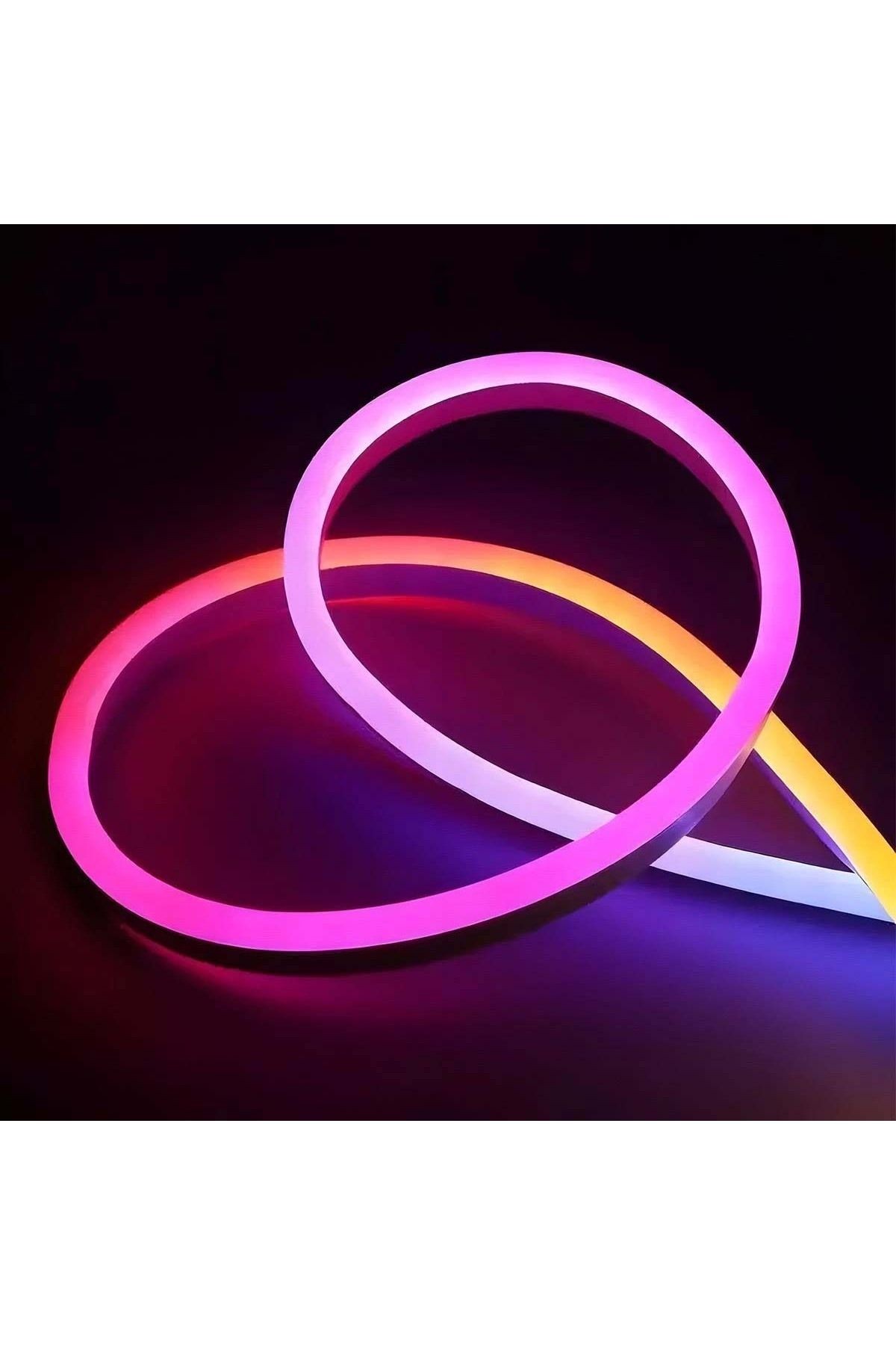RGB Neon Led 3 Metre, Rgb Led, Sese Duyarlı Led