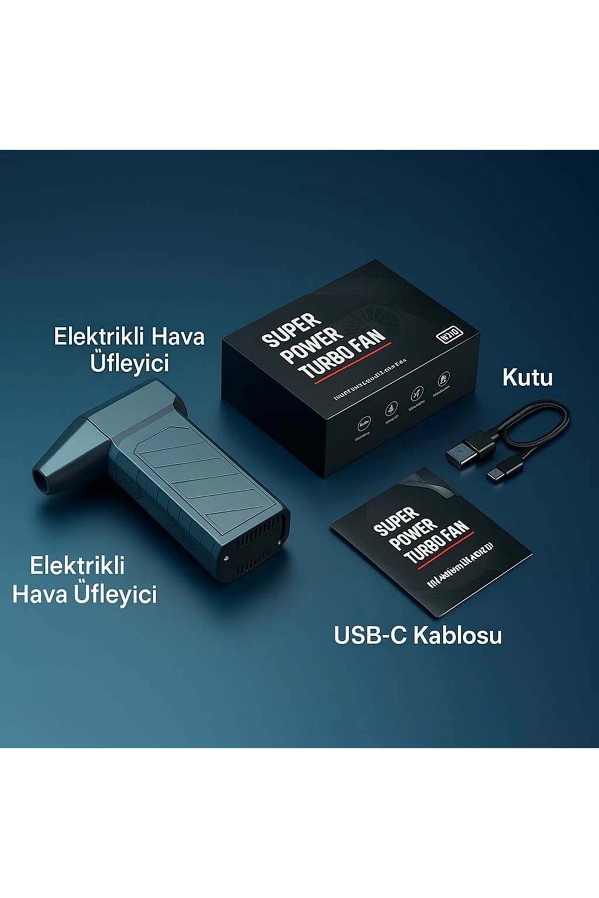 X6 Turbo Fan Hava Tabancası, Şarjlı Hava Tabancası