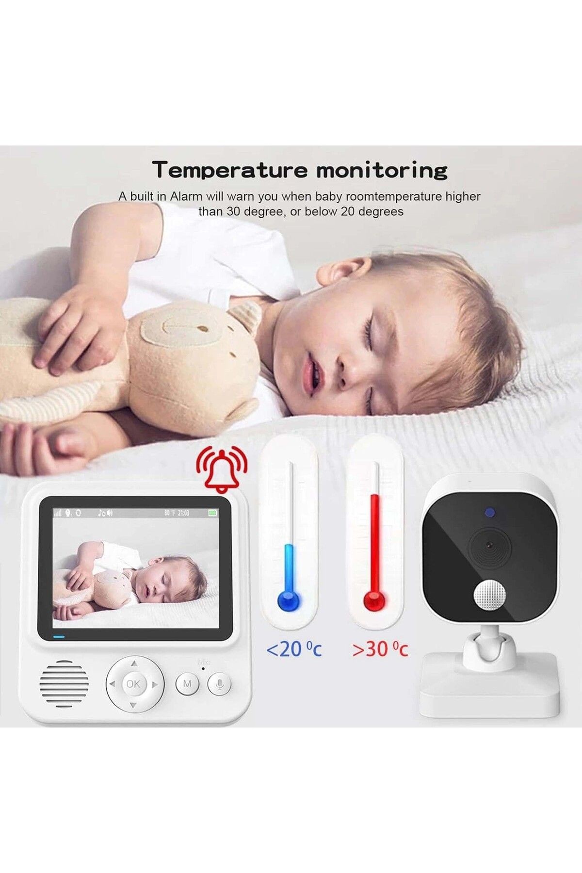 Baby Monitor, Çift Yönlü Bebek Kamerası
