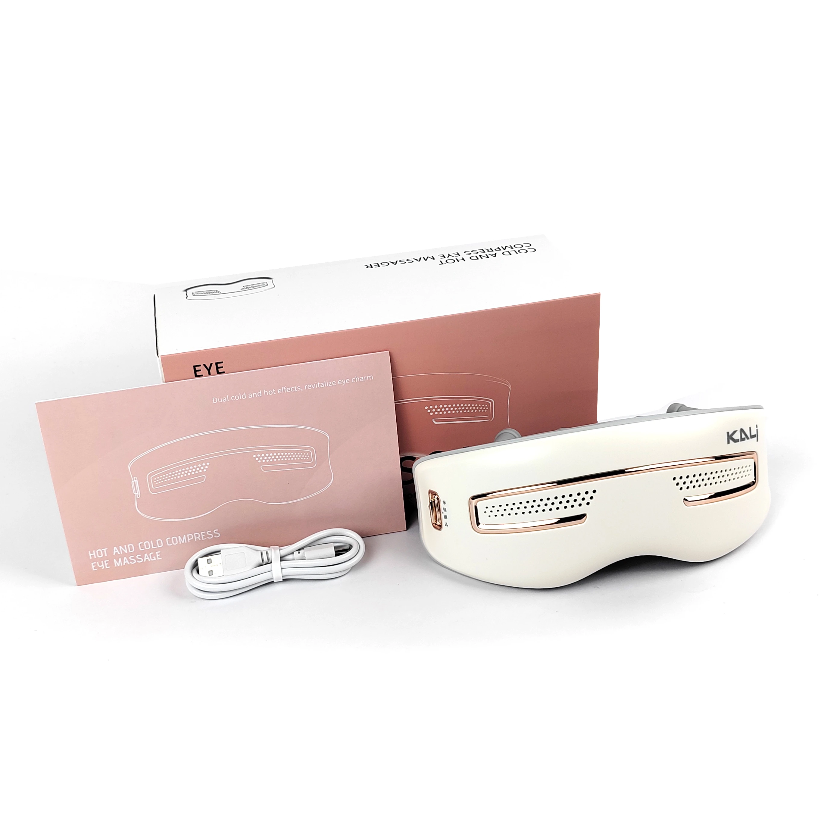 Göz Masaj Aleti taşınabilir, ısıtmalı, soğutmalı, bluetooth  özellikli, akapunktur ve migrende etkili masaj aleti