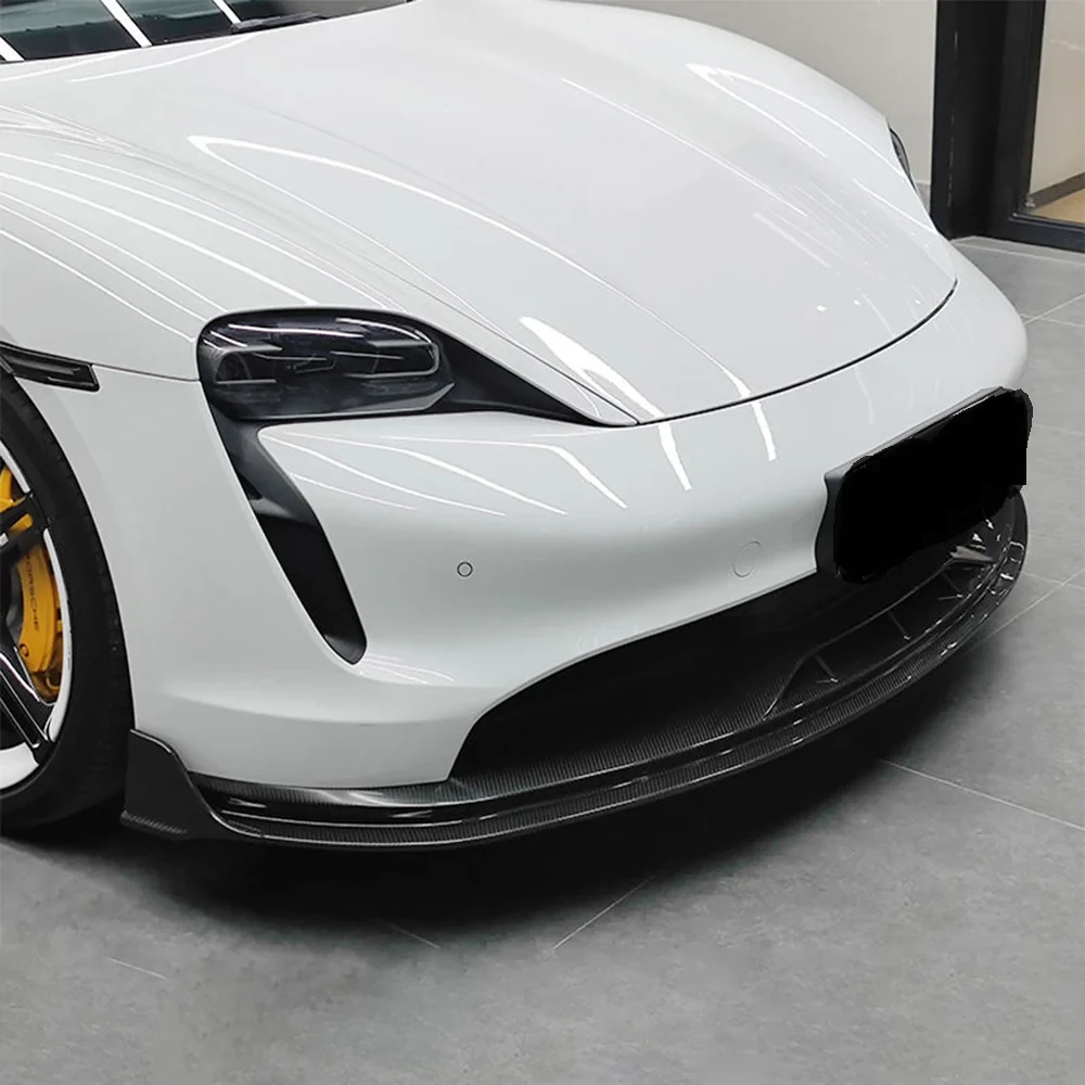 PORSCHE TAYCAN Pre-Preg (Kuru) Karbon Fiber Ön Lip