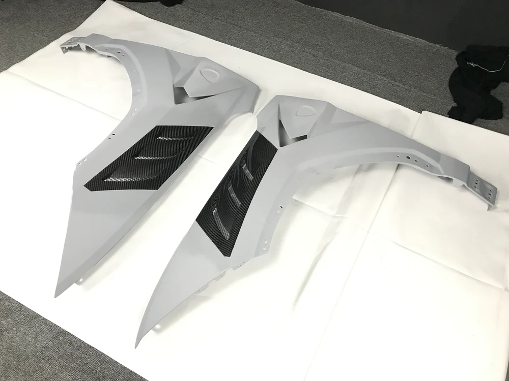 LAMBORGHINI URUS Pre-Preg (Kuru) Karbon Fiber MSY Hava Kanallı Ön Çamurluk