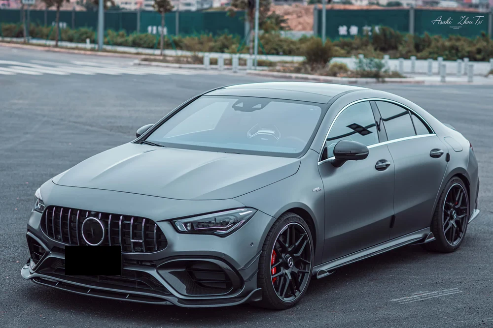 MERCEDES-BENZ AMG C118 Pre-Preg (Kuru) Karbon Fiber Ön Lip