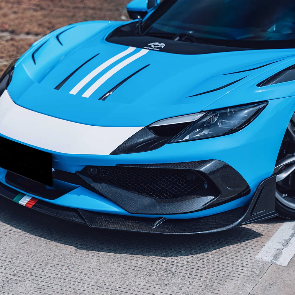 FERRARI 296 GTB/GTS Pre-Preg (Kuru) Karbon Fiber BF Ön Kaput