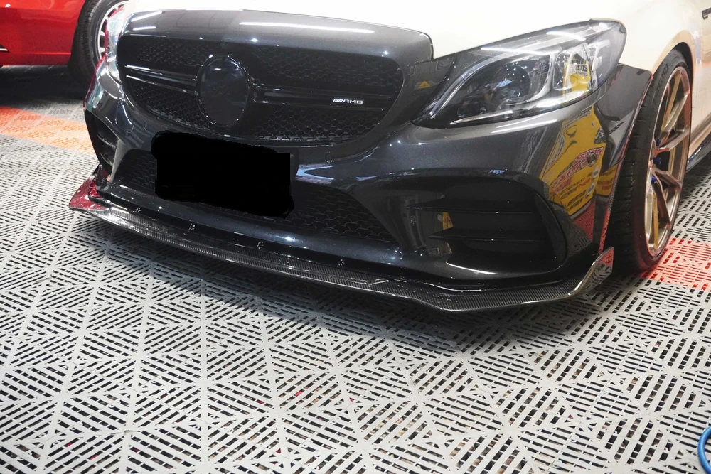 MERCEDES-BENZ AMG W205 Pre-Preg (Kuru) Karbon Fiber Ön Lip
